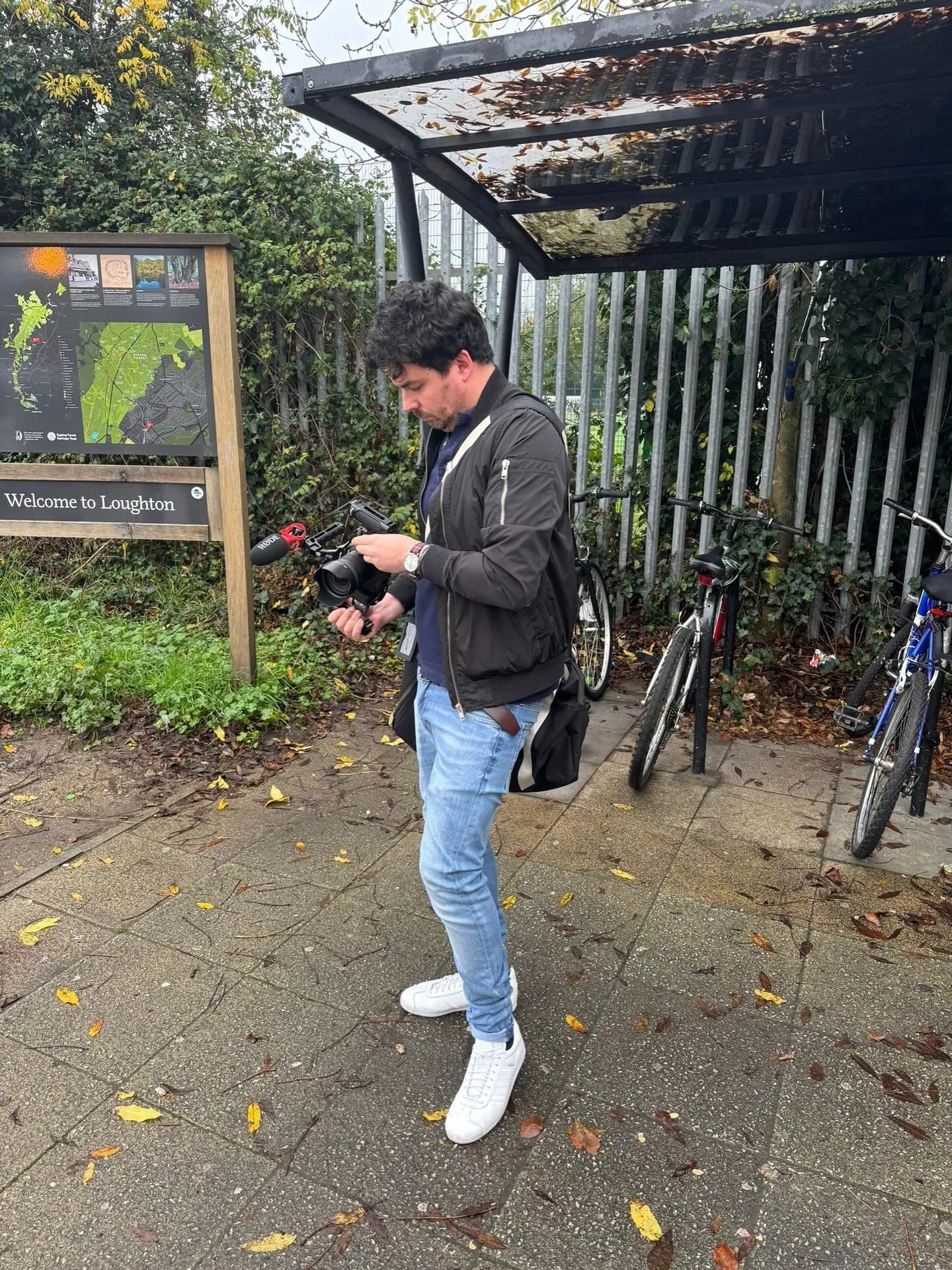 Preparing for a shoot in #Loughton. 👀 

#video #videography #london #film