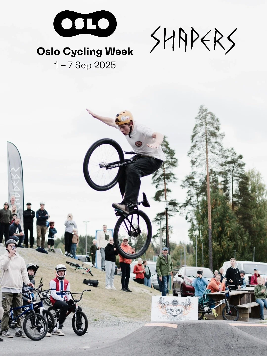 Oslo Cycling Week x Shapers 

Vi inviterer til Sunday fun-day pumptrack session p&aring; Bj&oslash;rndal Pumptrack!