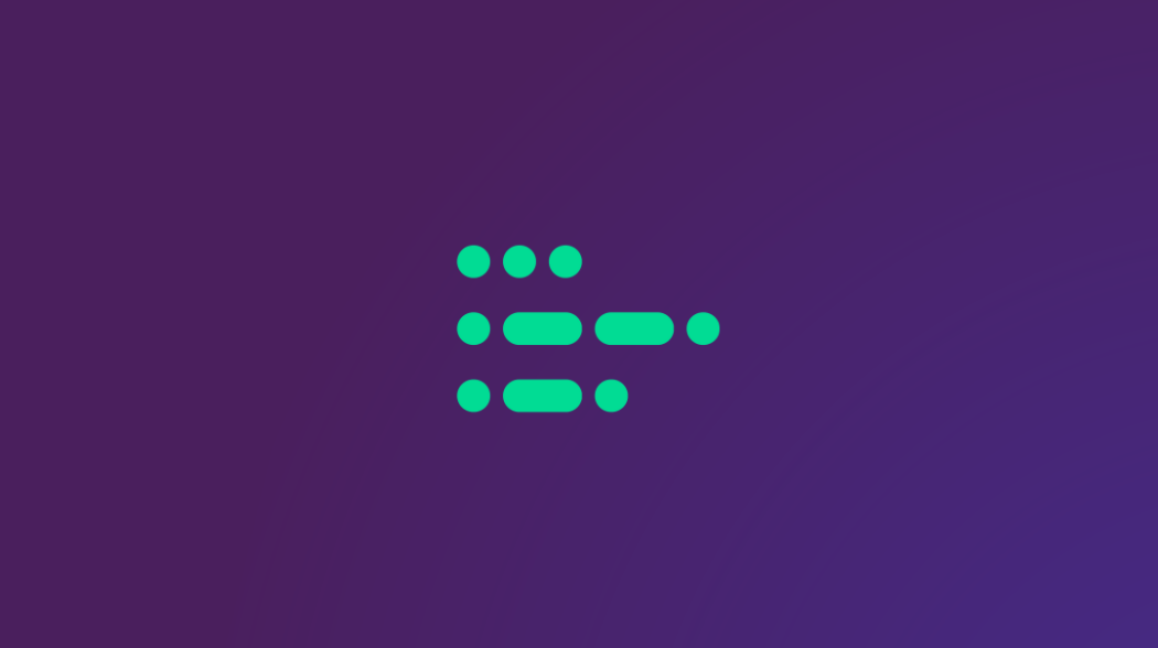 Digital icon with dots and lines forming the number 3 on a purple gradient background.