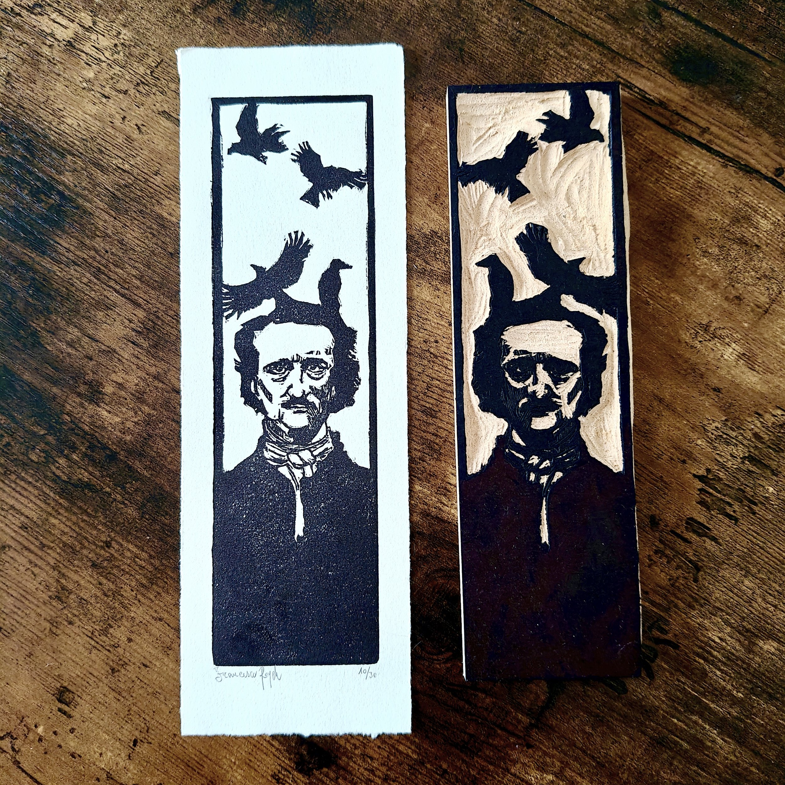 Edgar Allan Poe Bookmark