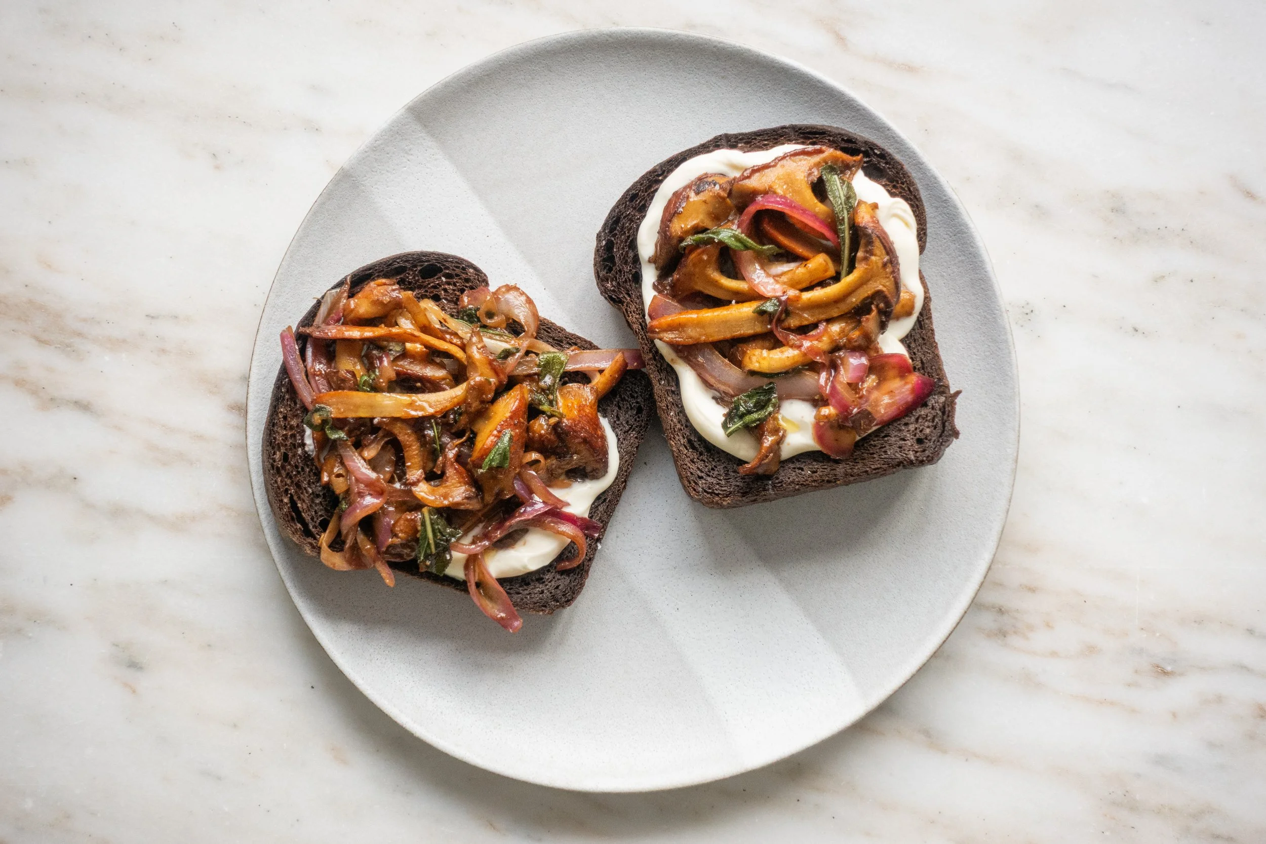 Mushroom Toast struggle meals