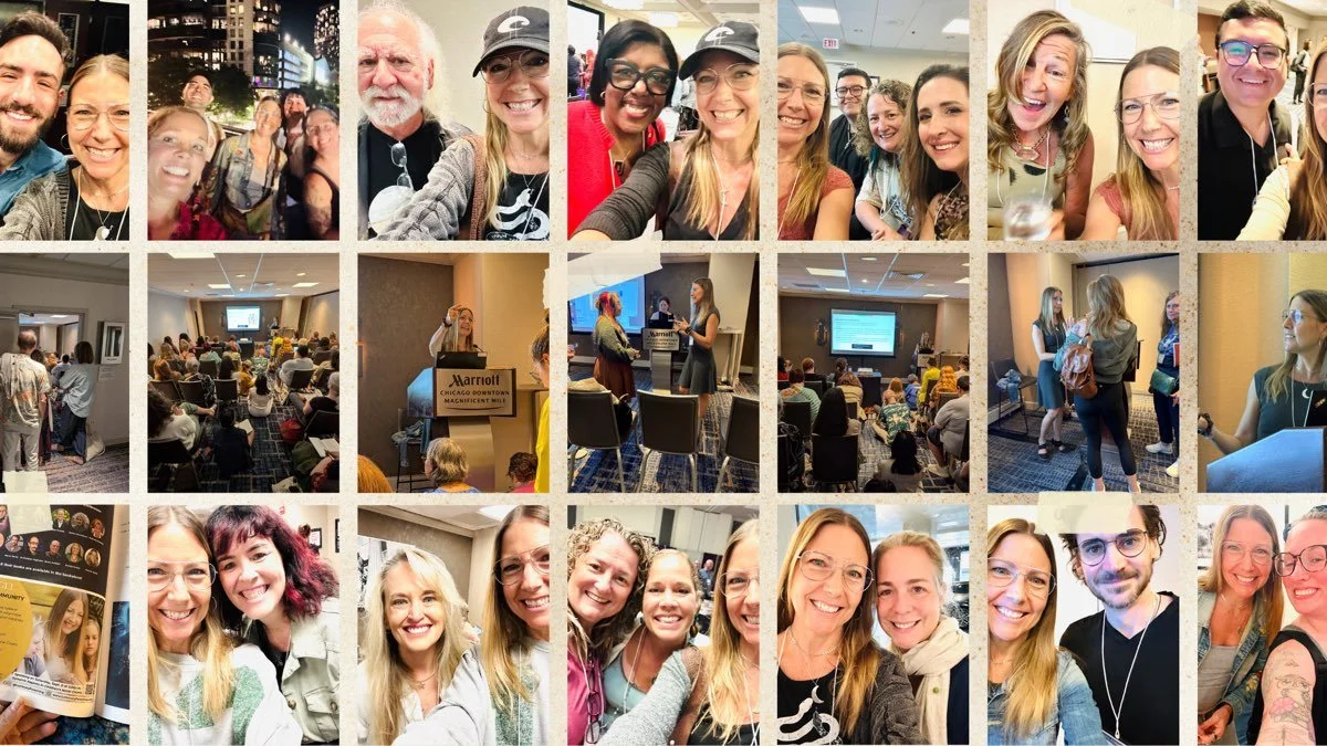 Collage of photos with Tara from UAC