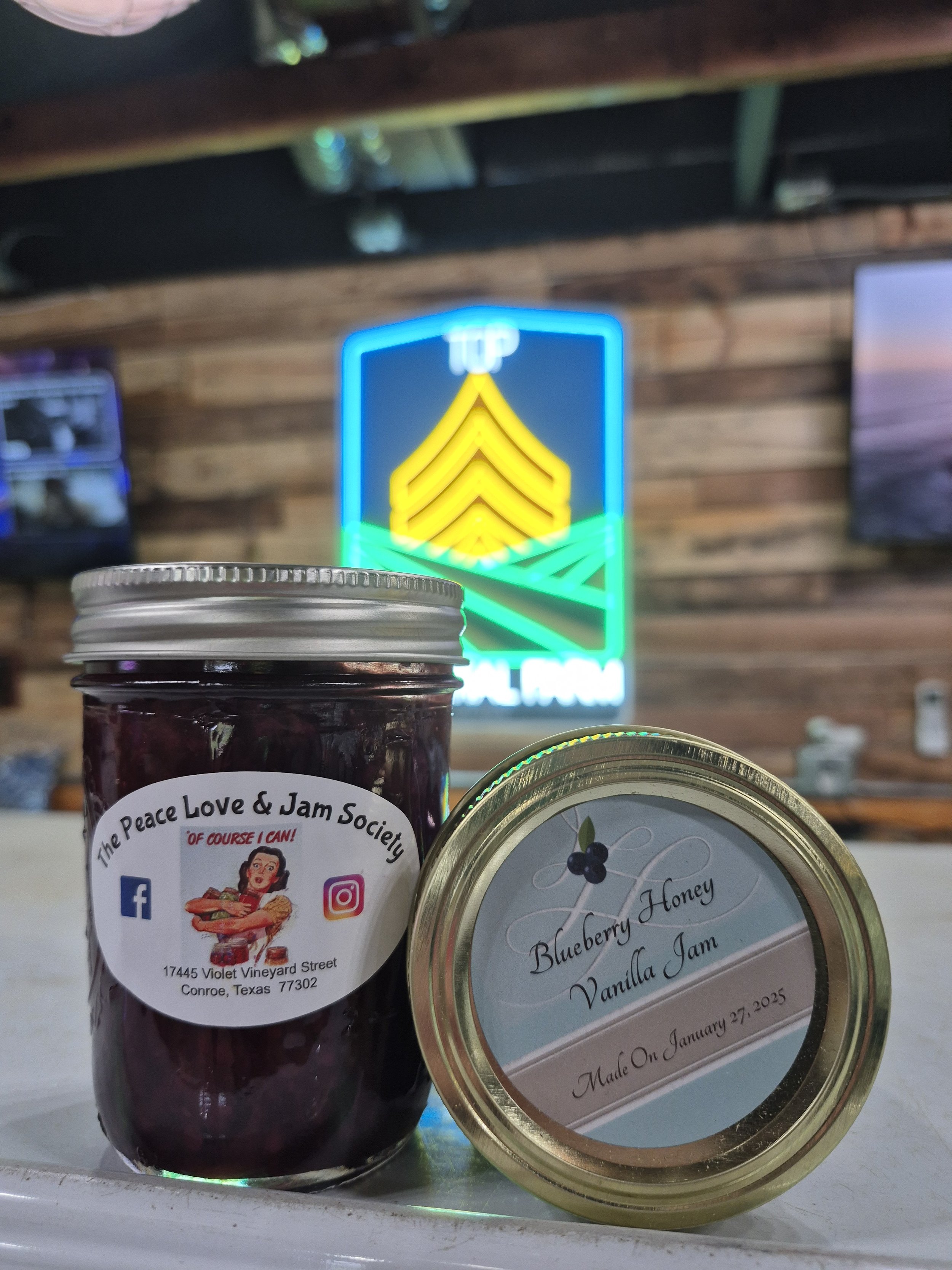 Blueberry Honey Vanilla Jam