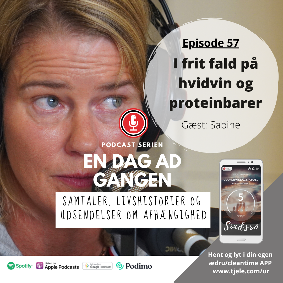57. I frit fald på hvidvin og proteinbarer