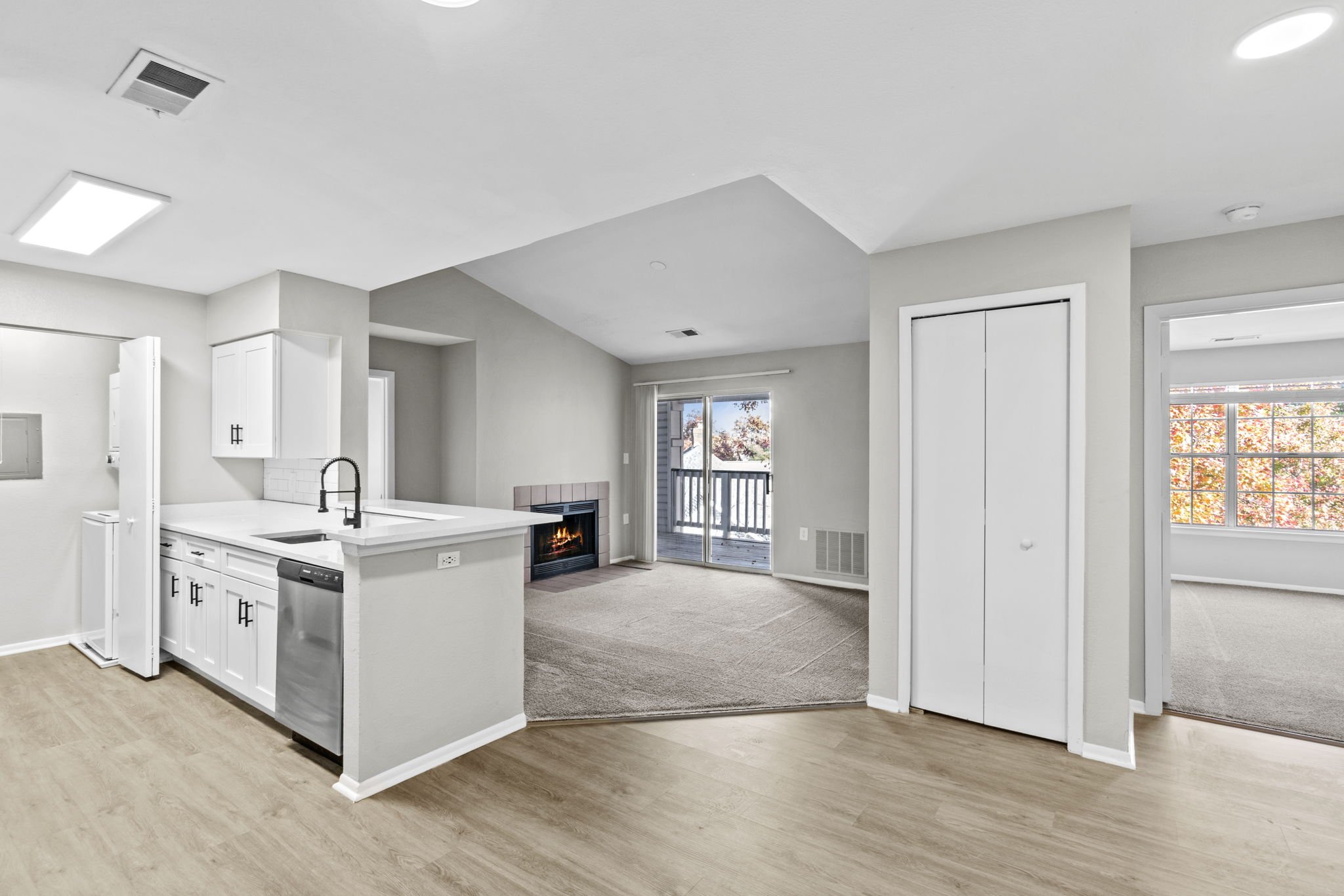 Open-Concept Kitchen/Living Room