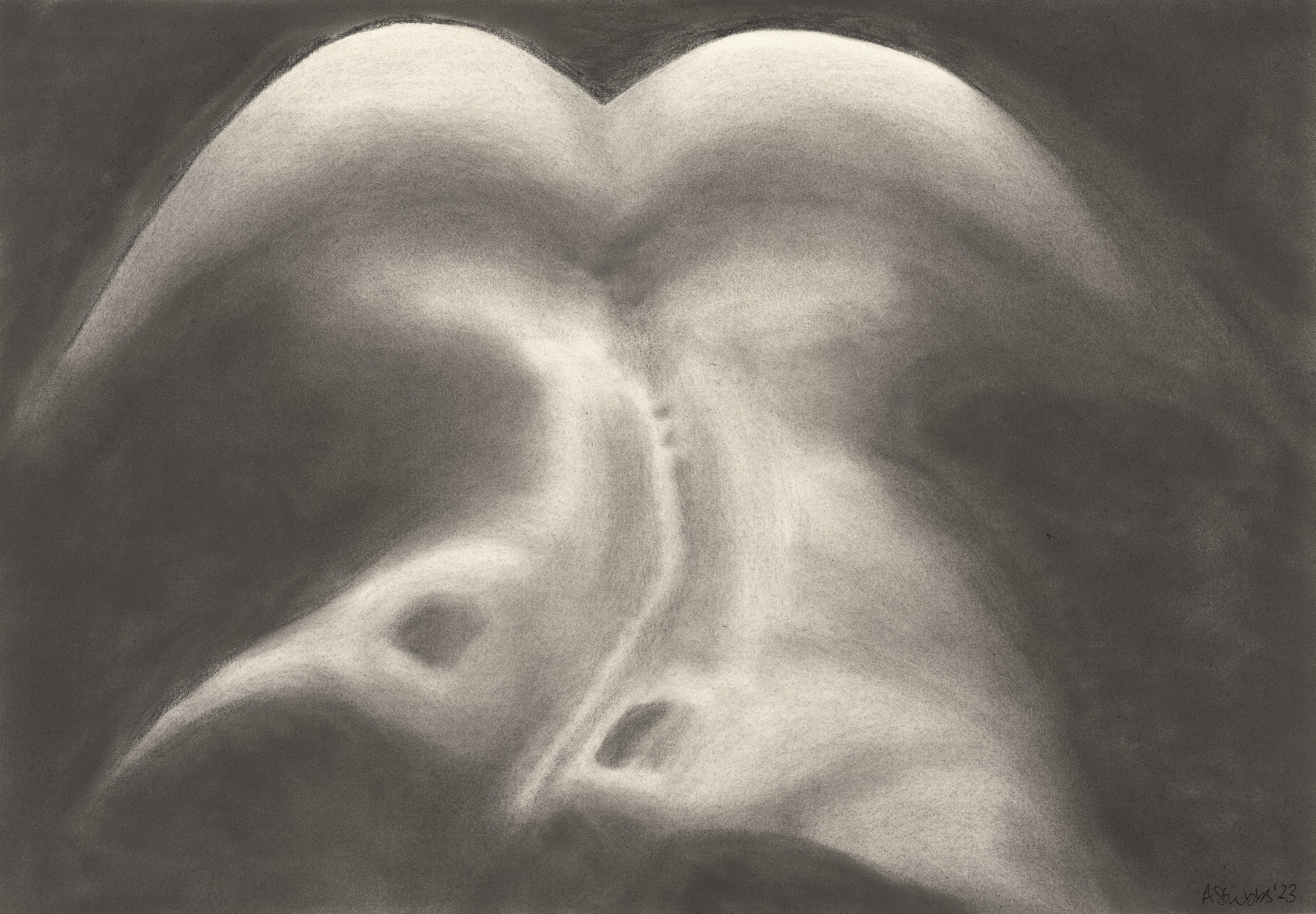 Graphite Drawing of Evocative Human Back / Figurative Fine Art by Anna Stubbs.
A detailed graphite drawing of an evocative human back by UK artist Anna Stubbs. This figurative study captures the strength, vulnerability, and quiet beauty of the human