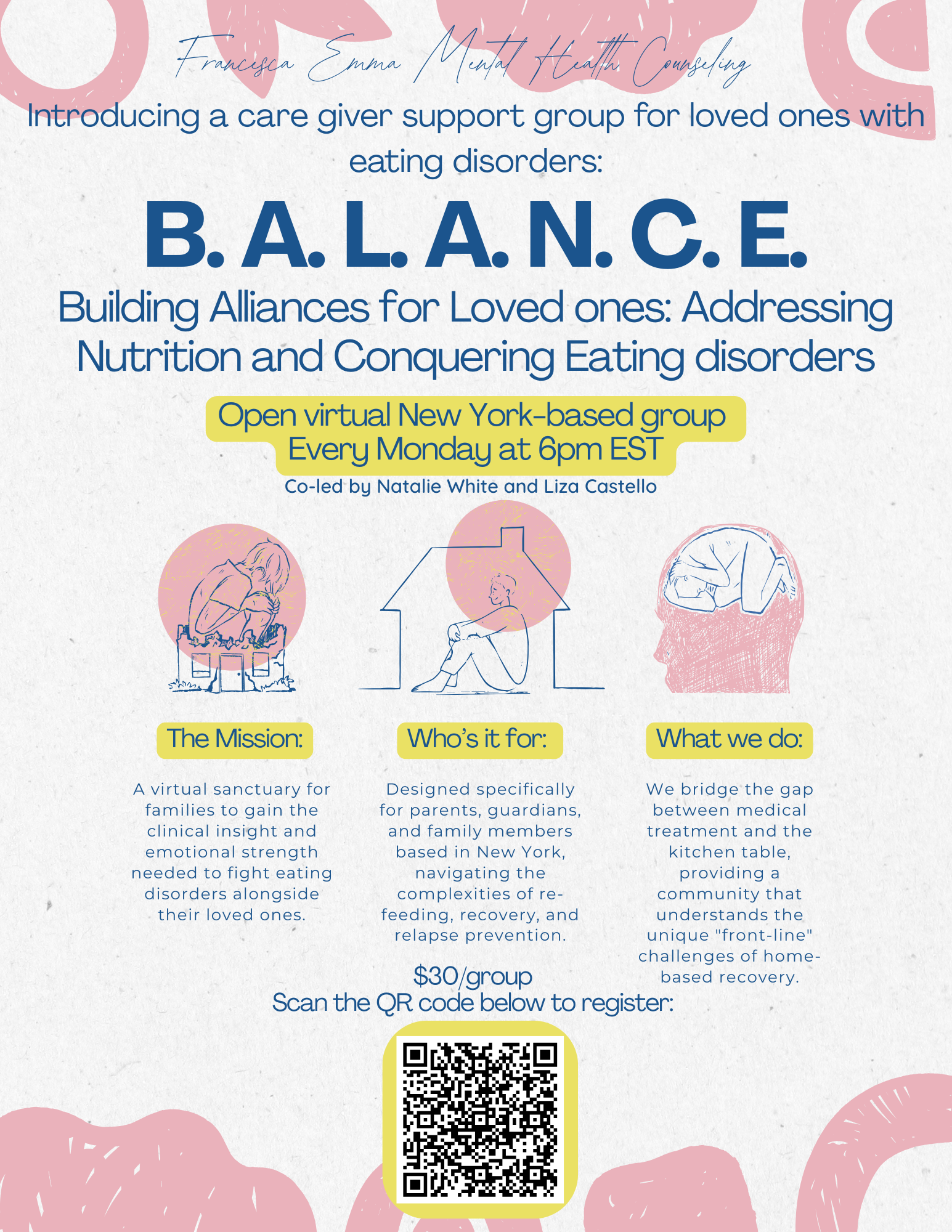 Support group for those who love someone with an eating disorder