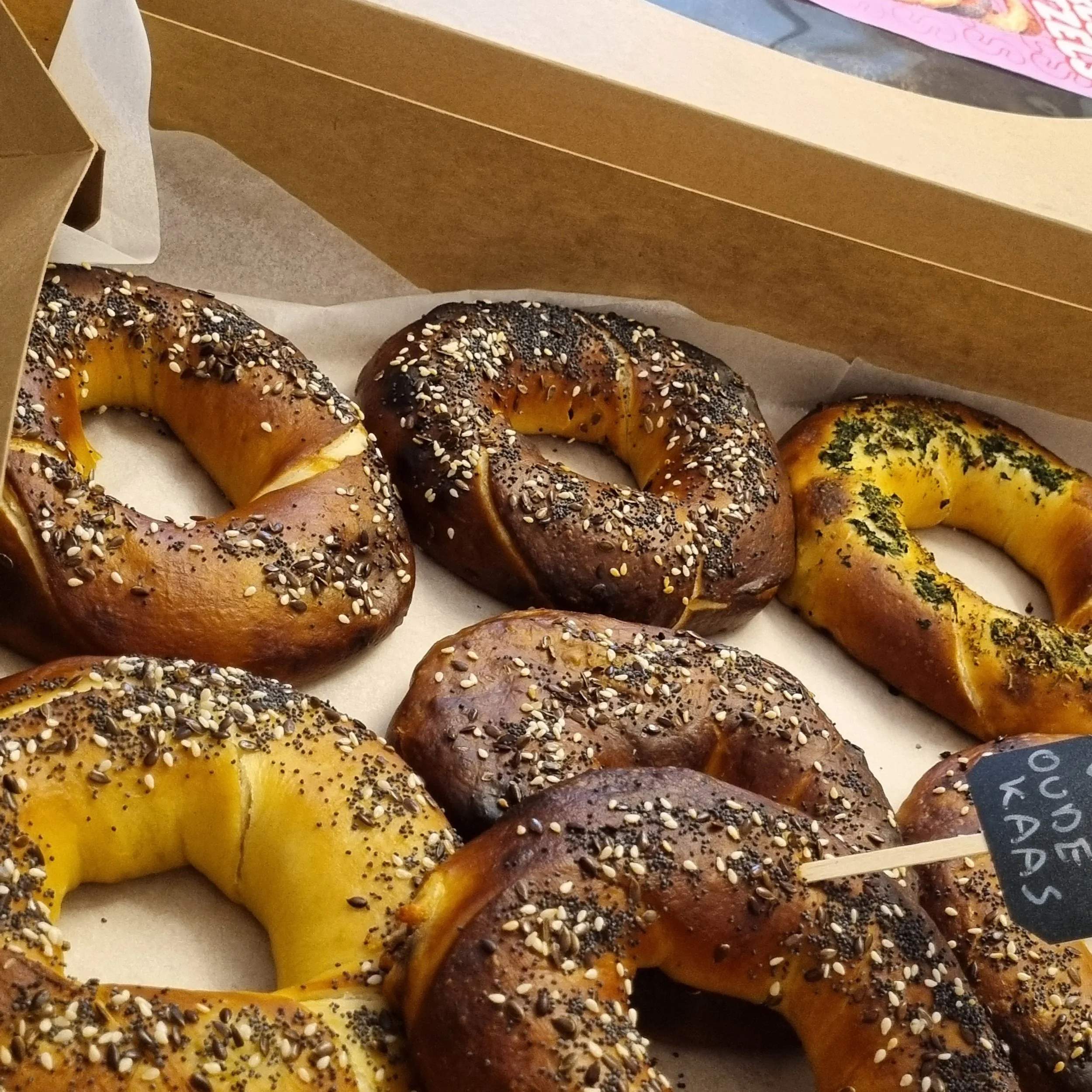 stuffed pretzels delivery catering to a company party