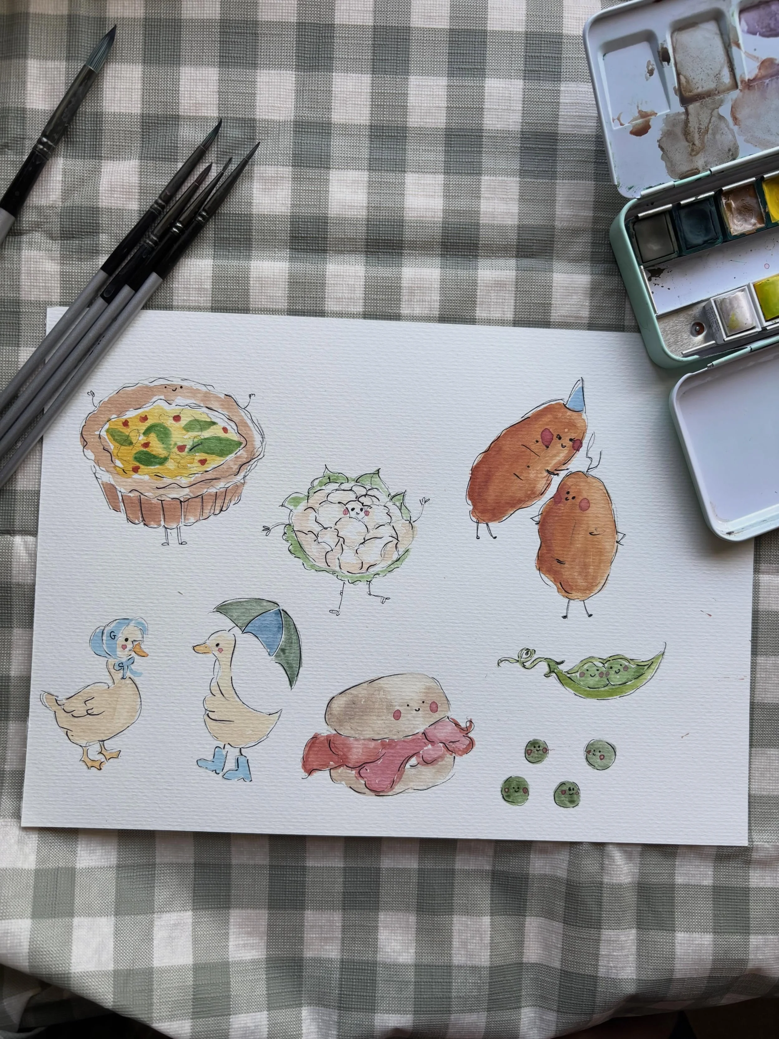 I&rsquo;ve been working on what I think is my most exciting  and personal project yet! Swipe to see some of the cutest little illustrations I think I&rsquo;ve ever done. I can&rsquo;t wait to show you all the finished product 😊