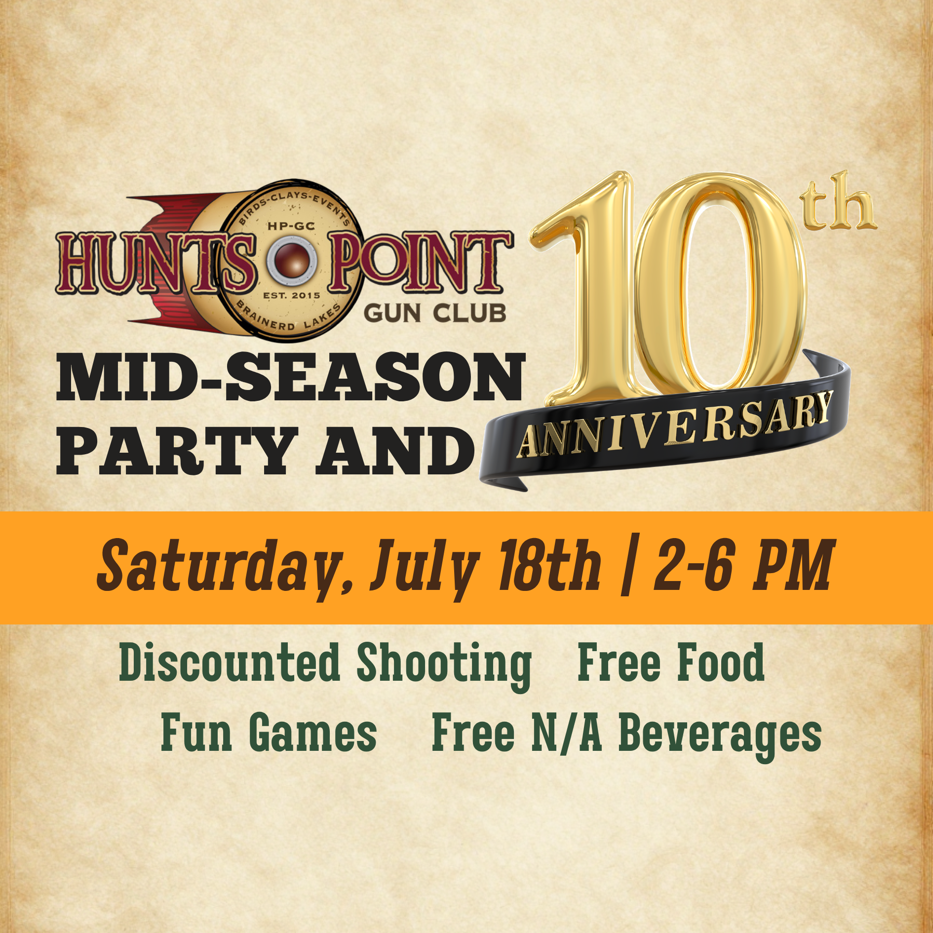 Mid-Season Party & 10th Anniversary Celebration
