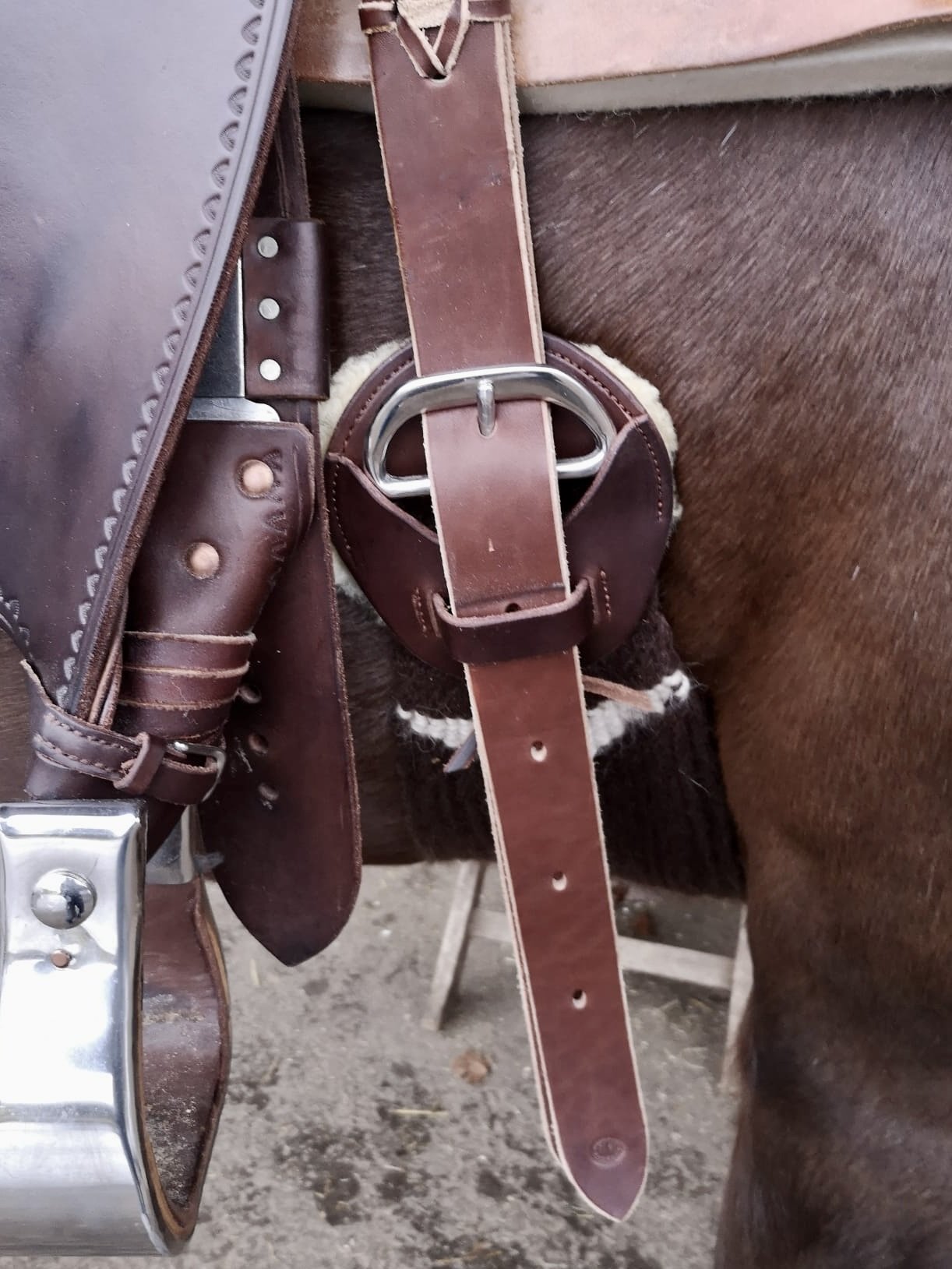 Gurtschnallen-Schoner Western