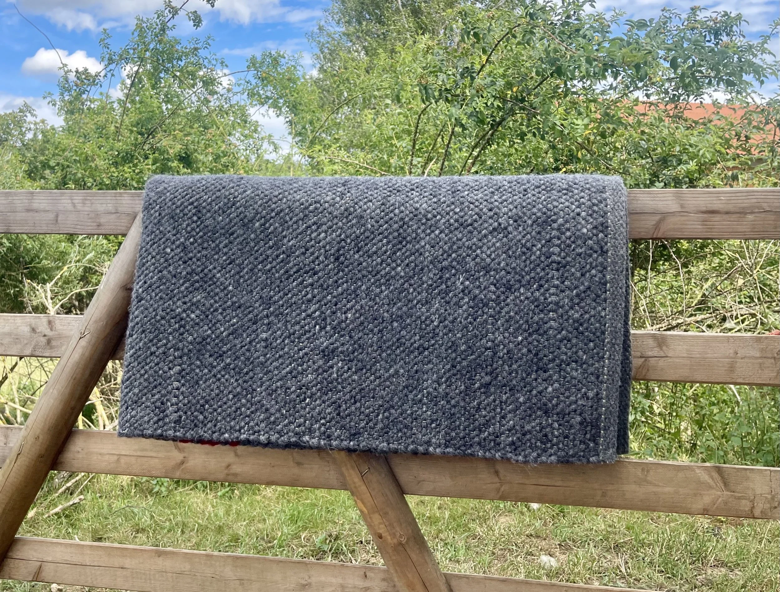 Cowboy Wool Blanket Dark Grey