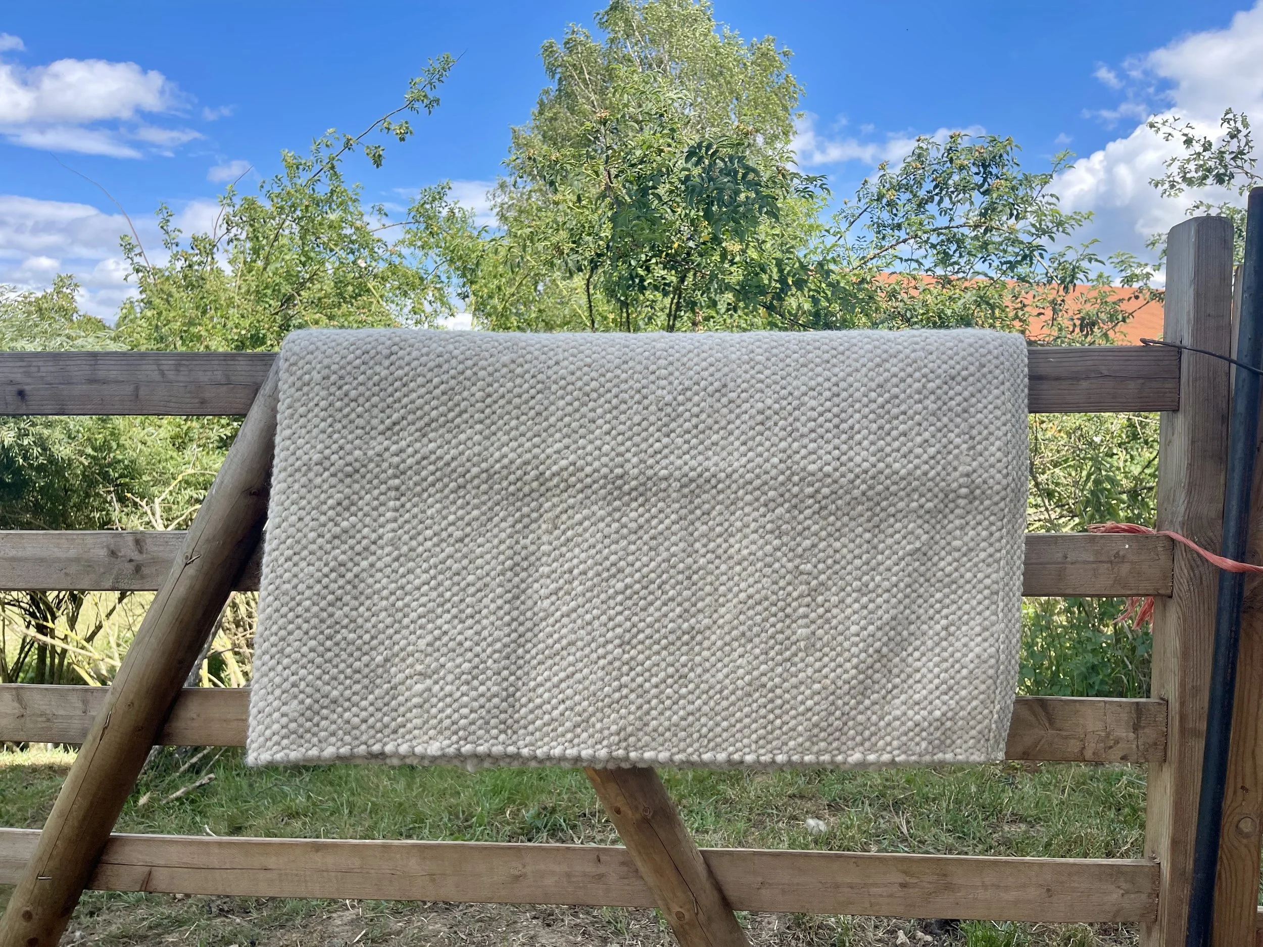 Cowboy Wool Blanket Light Sand