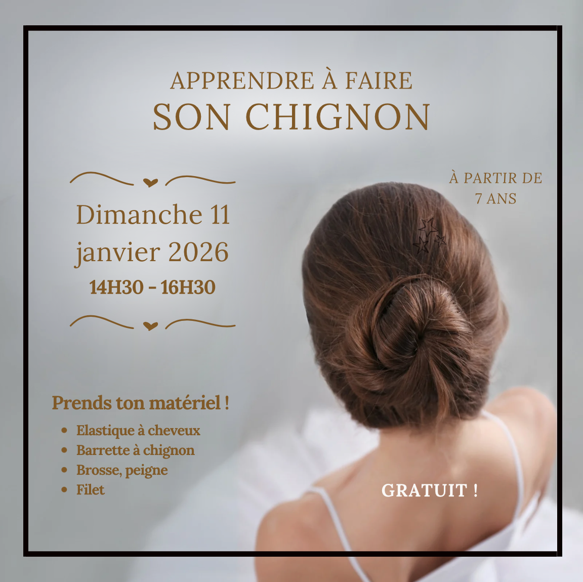 Apprendre à faire son chignon