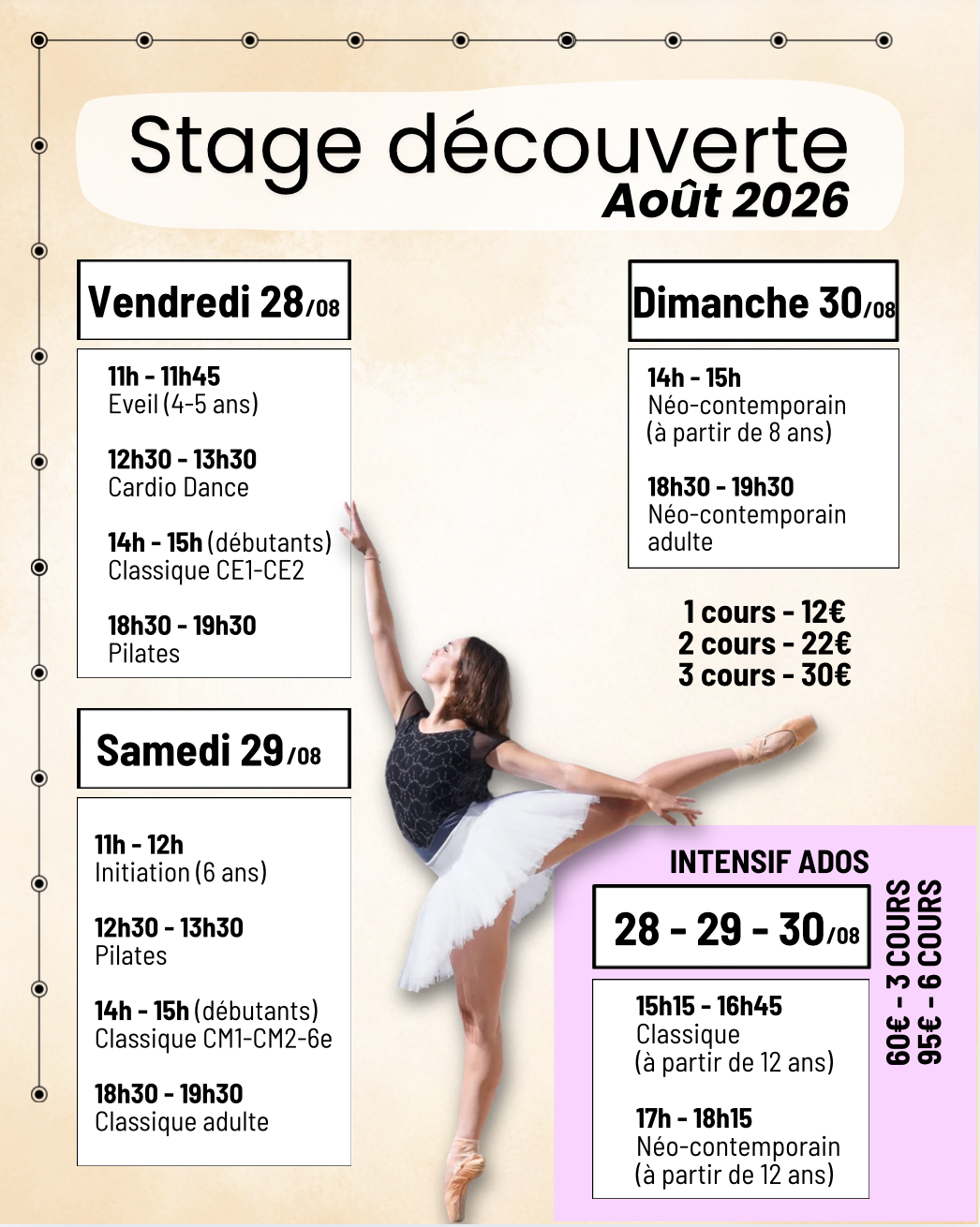 Planning stage découverte