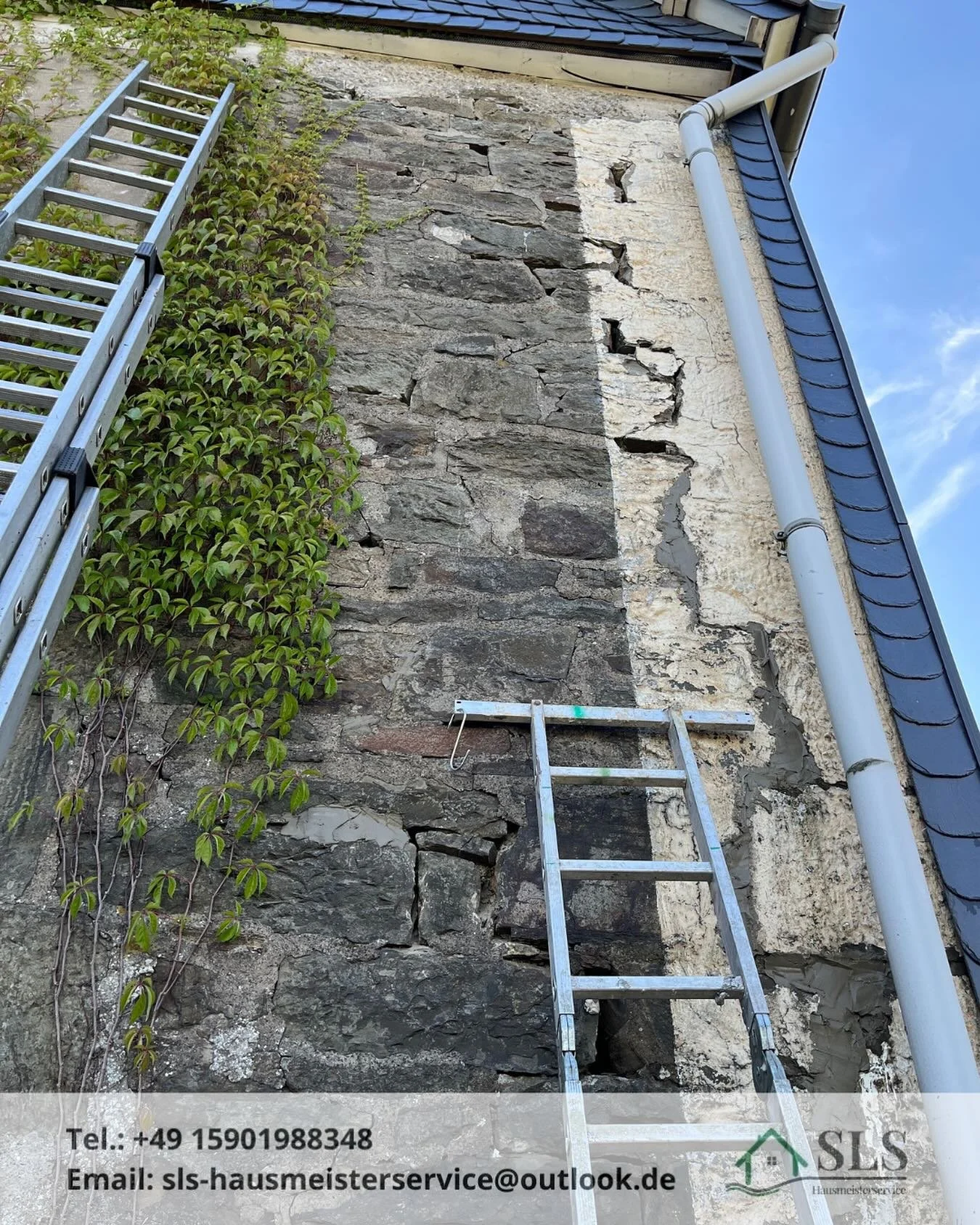 Bei diesem Projekt haben wir die Fugen eines Steinhauses komplett &uuml;berarbeitet &ndash; mit klarem Ziel:
✅ Sicherheit f&uuml;r die Bausubstanz
✅ Ein gepflegtes, stimmiges Erscheinungsbild

Durch neue, fachgerecht verarbeitete Fugen sch&uuml;tzen 