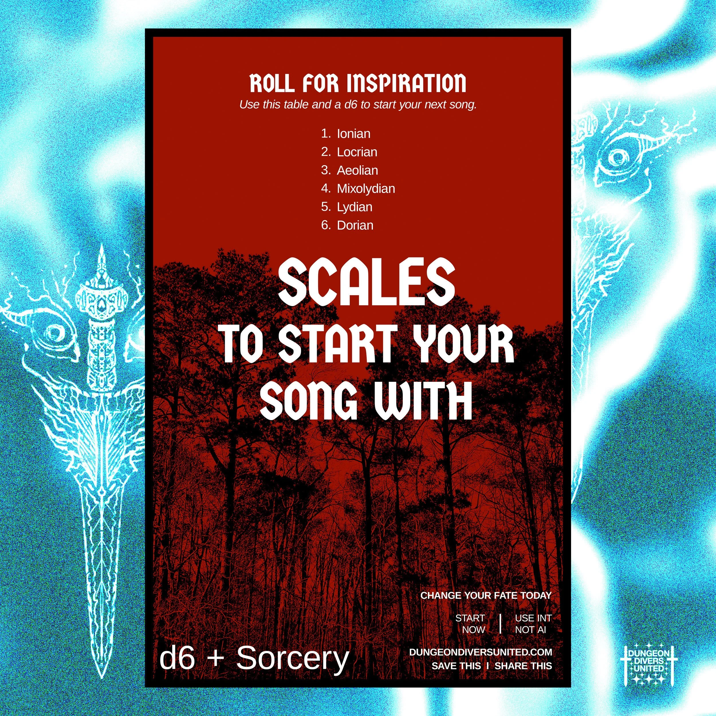 Scales - Random Music Production Tables