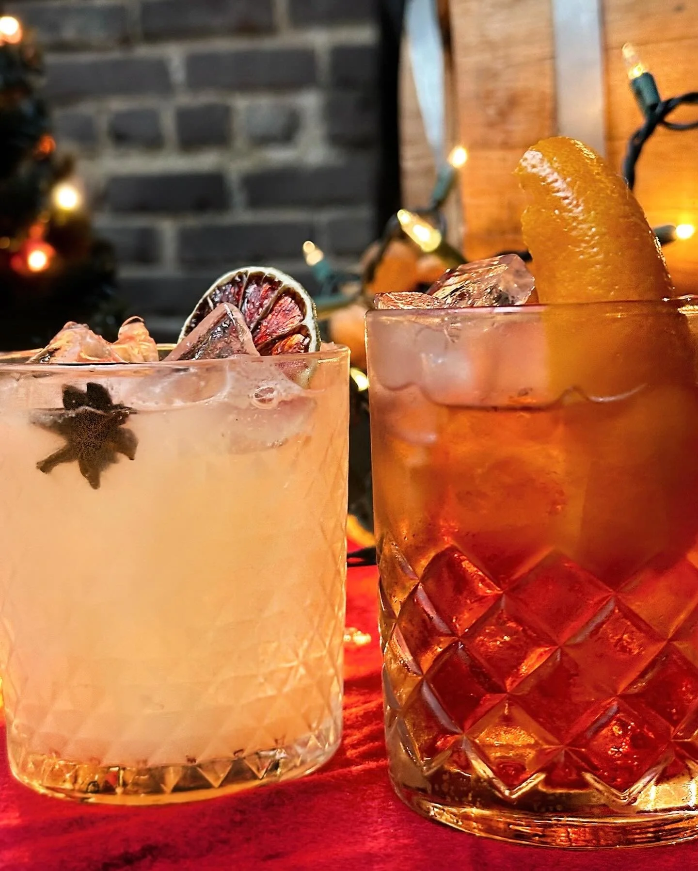 old fashion & mezcal marg