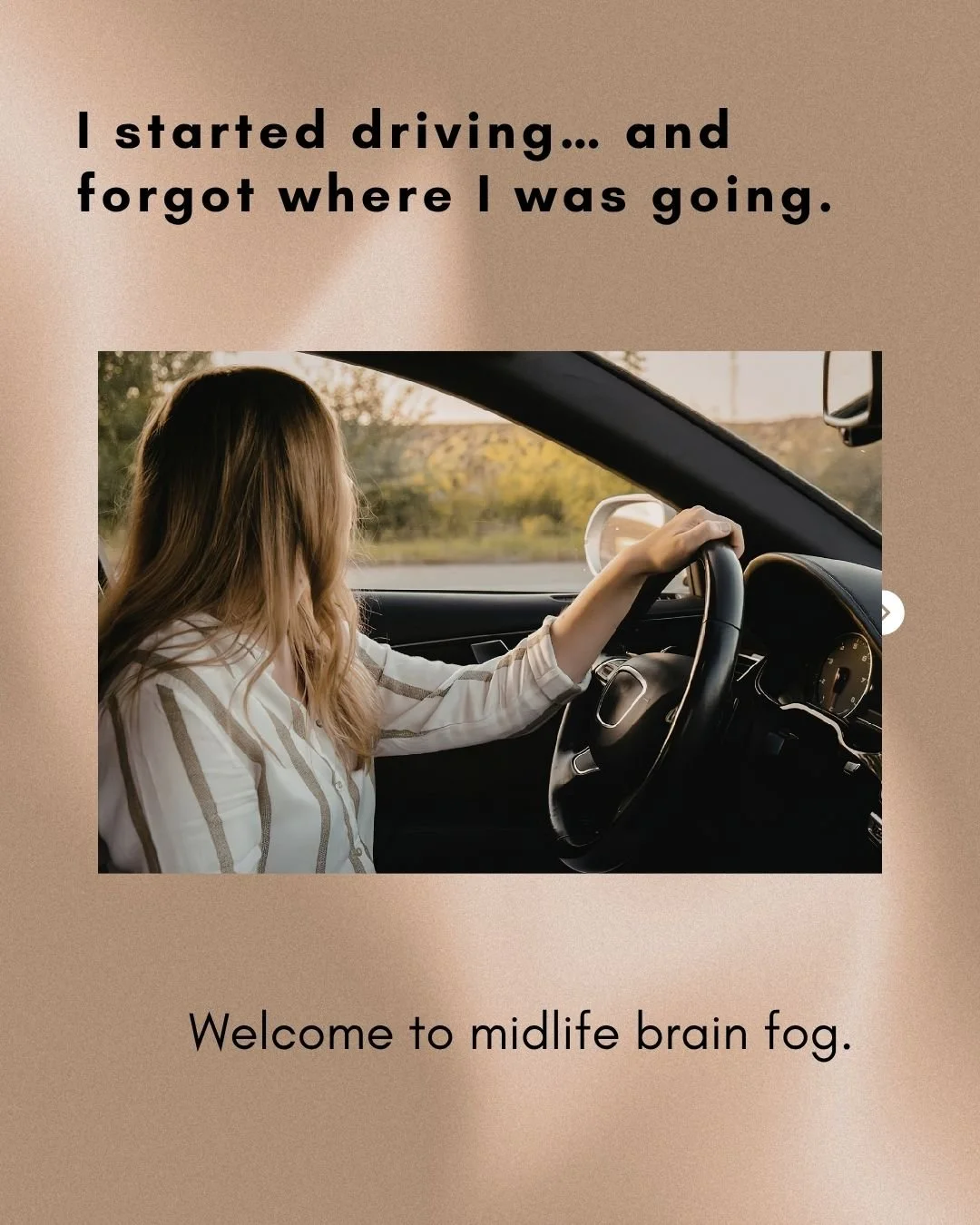 We joke about brain fog like it&rsquo;s harmless.

&ldquo;It&rsquo;s just mom brain.&rdquo;
&ldquo;I&rsquo;m getting older.&rdquo;
&ldquo;I have too much on my plate.&rdquo;

But what if it&rsquo;s not just that?

What if it&rsquo;s one of the first 