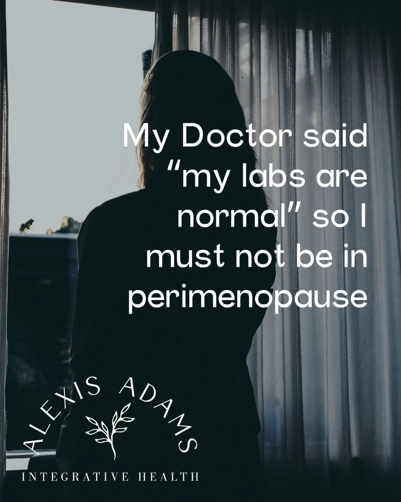 &ldquo;My doctor said my labs are normal&hellip; so I must not be in perimenopause.&rdquo;

I hear this all the time.

So let&rsquo;s talk about why a blood test alone won&rsquo;t confirm perimenopause&hellip;

Because hormones during this phase don&