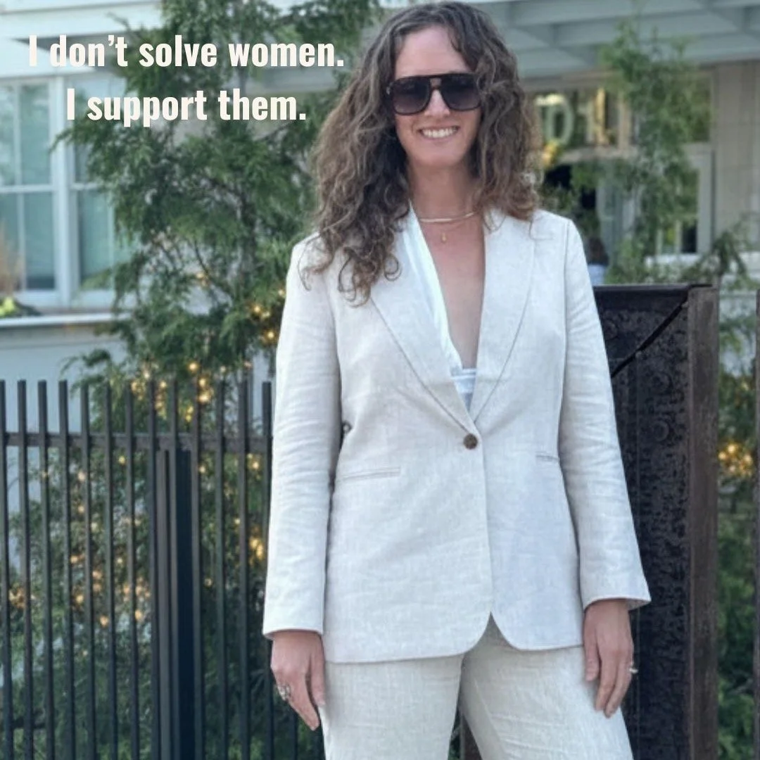 I attended a women's networking event recently, and someone asked me a question I've heard countless times:

"So, what problem do you solve?"

As I explained my work, she kept trying to narrow it down.

"So you help women feel better?&