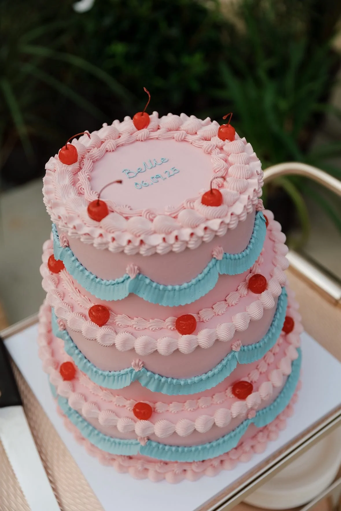 Pink and blue wedding cake.jpg