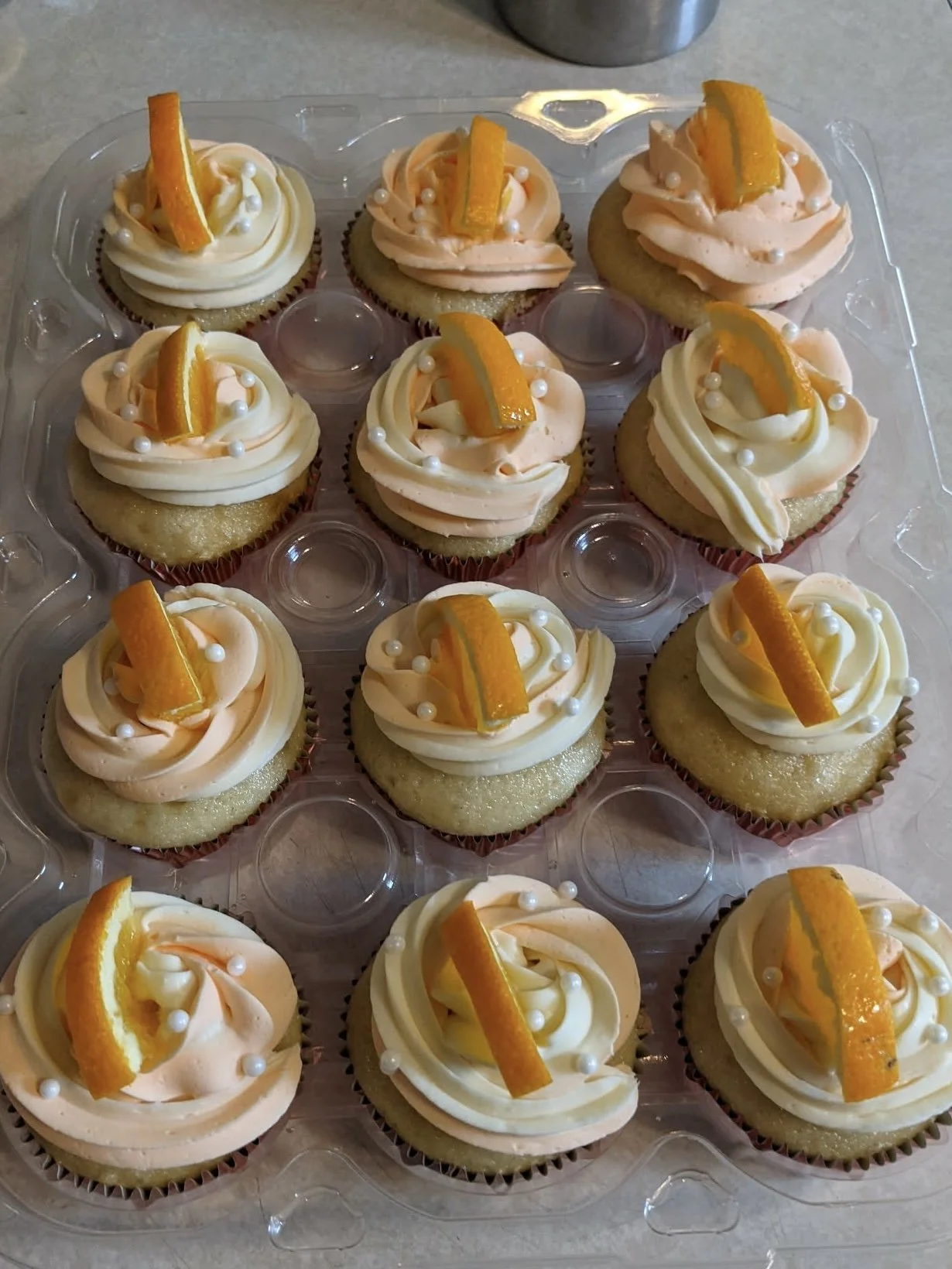 Orange Dreamsicle Cupcake