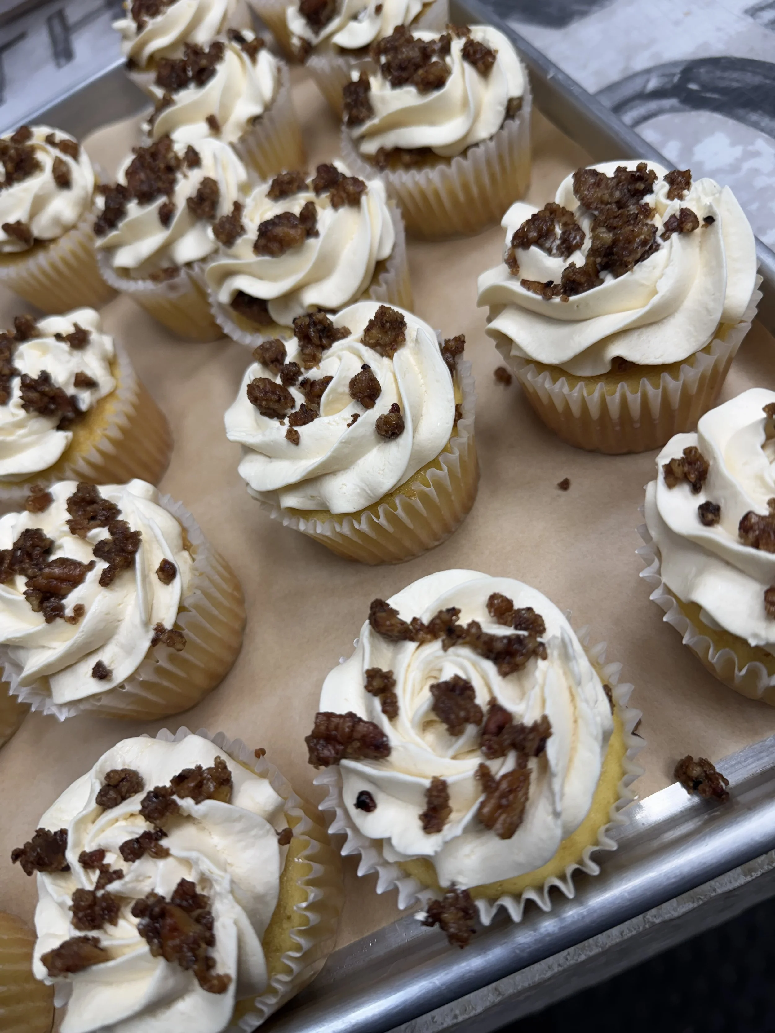 Maple Pecan Cupcakes