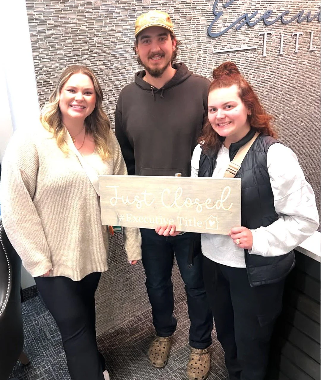 Nothing beats the joy of seeing our clients' smiles on closing day! Helping you start your next chapter is why we love what we do. 🤍✨ 

#ClosingDayHappiness #ExecutiveTitle #HomeSweetHome