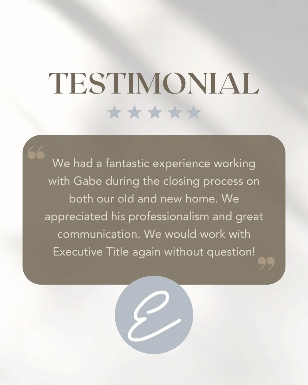 Big shoutout to Gabriel for going above and beyond to make the closing process smooth and stress-free for this wonderful client and not just once, but twice! 🏡💫