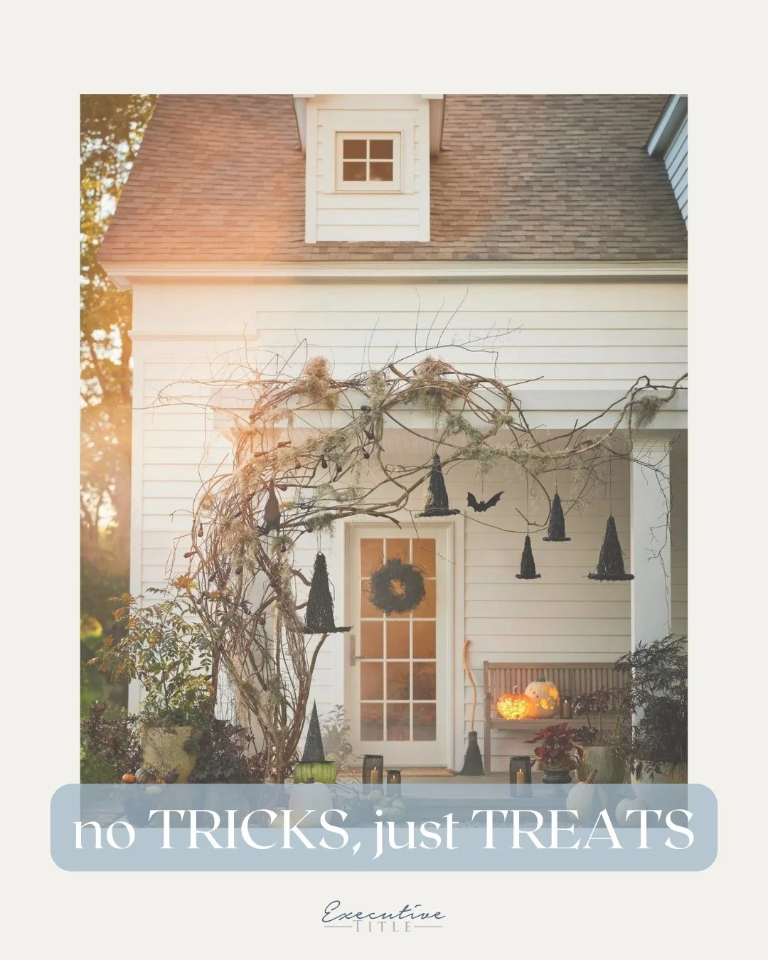 Happy Halloween! 🎃✨ 

Don&rsquo;t let anyone play any tricks on you this Halloween! From unknown liens to unexpected claims, title issues can be scarier than any ghost. Protect yourself with title insurance and enjoy the season knowing your dream ho