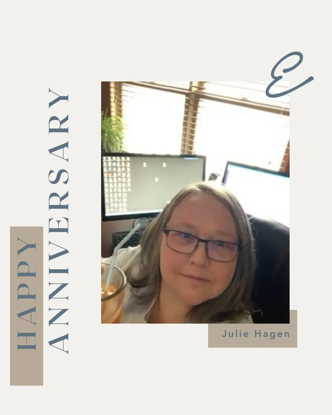 Happy Work Anniversary, Julie! 🎉 

Your hard work, positivity, and commitment shine through everything you do. We&rsquo;re so grateful to have you be a part of the Executive Title family. Thank you for all that you do to make every closing smoother 