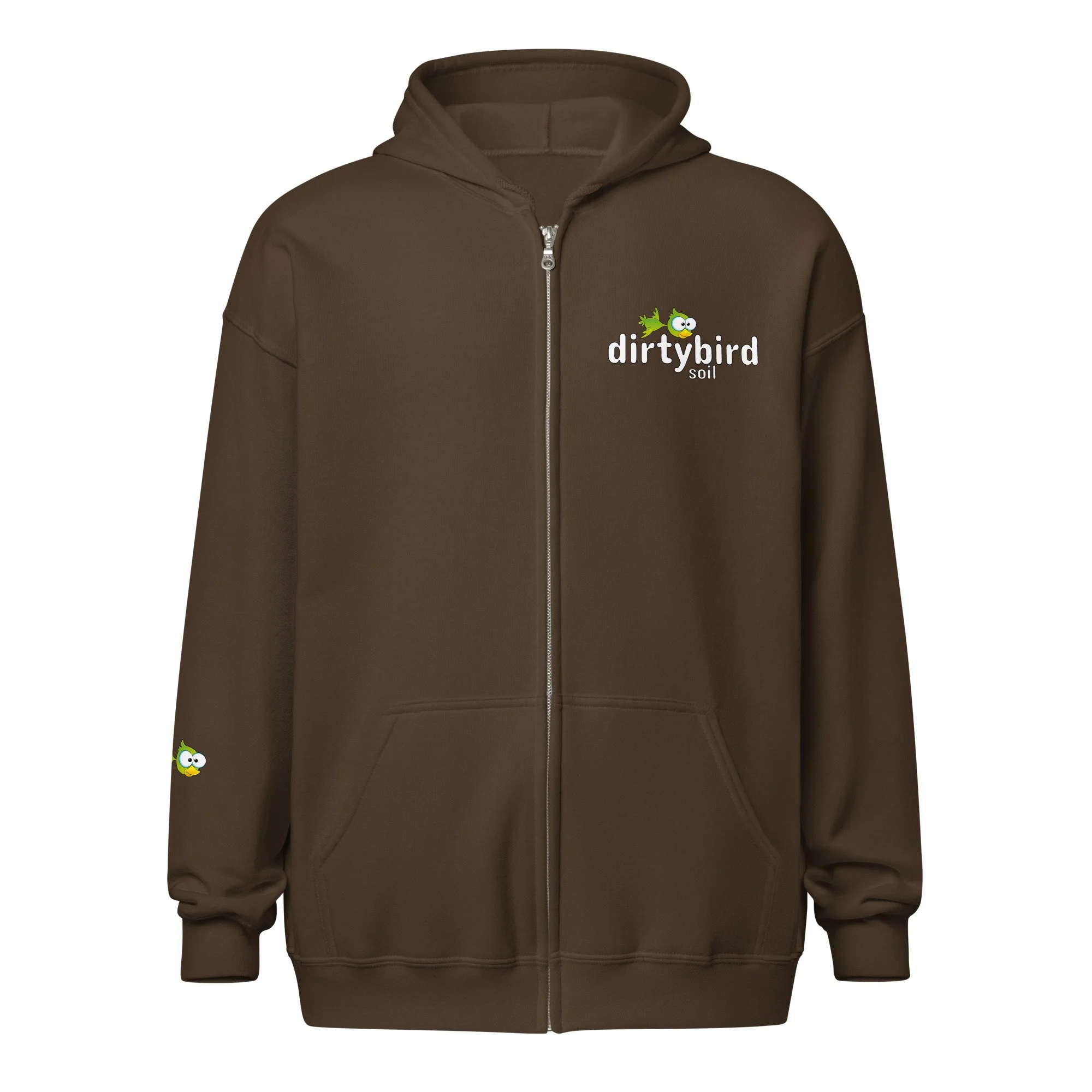 DirtyBird Logo Heavy Zip Hoodie