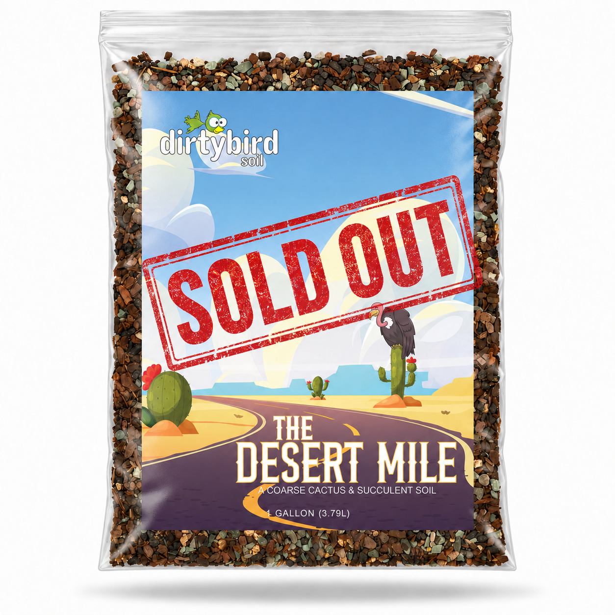 The Desert Mile | A Coarse Cactus & Succulent Soil | One Gallon