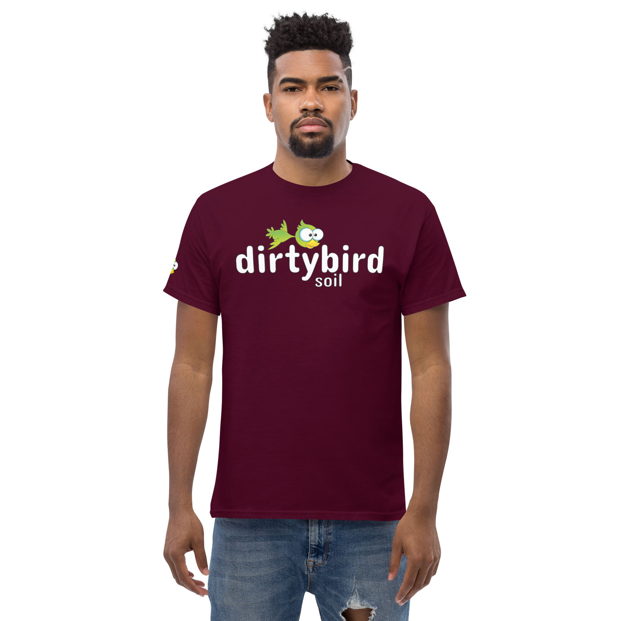 unisex-classic-tee-maroon-front-6a16300f89015.png