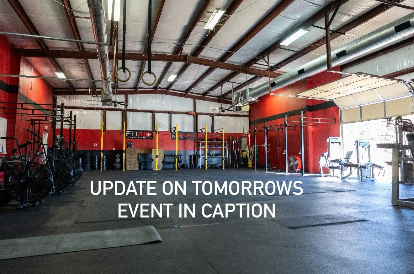 Rain, shine, snow? We&rsquo;ll still be at the gym tomorrow! 

Stop in for free community event tomorrow, choose your own adventure style! If it&rsquo;s too cold to walk or run you can bike, row, or run indoors with us! We can also just hang out in r