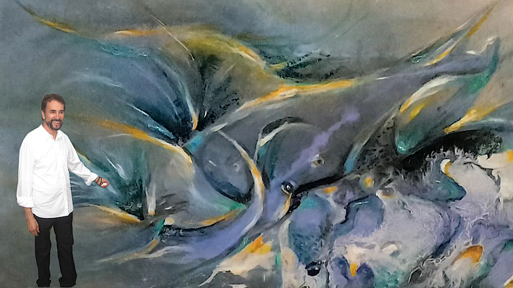 Yiannis is a multimedia abstract artist recognized for creating dynamic compositions that fuse color, movement, and experimental media into visually compelling experiences.