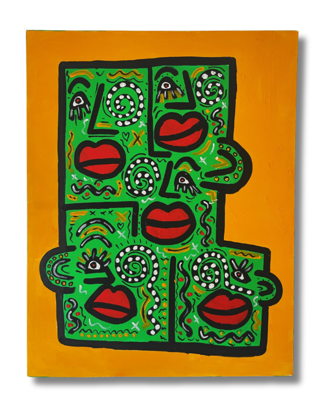 BOOM PA PA Boom Pa. Acrylic on Canvas. 100 x 80cm. €920
