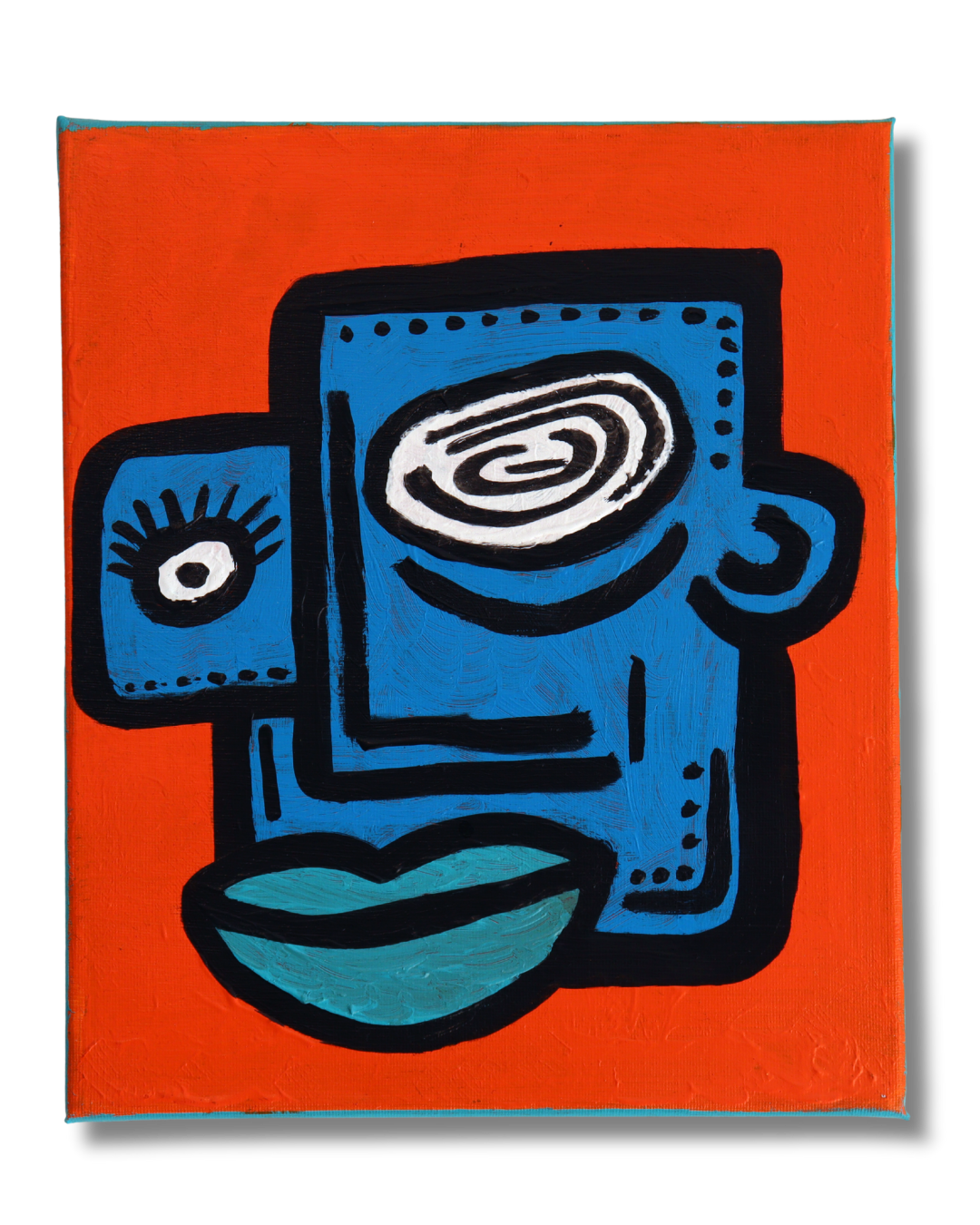 Muhahaha ha. 30 x 25cm. Canvas.