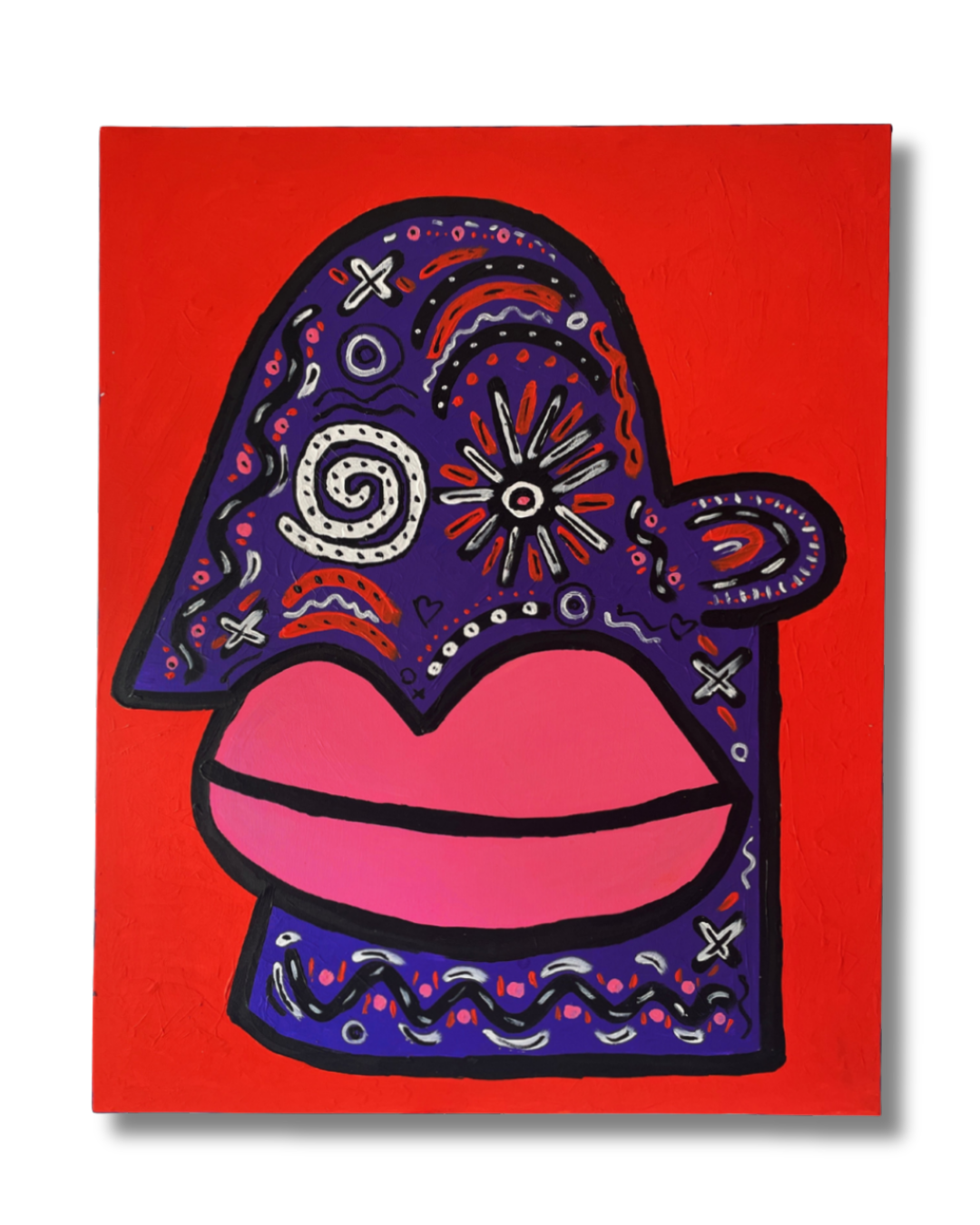Actually Not. Acrylic on Canvas. 100 x 80cm. €920