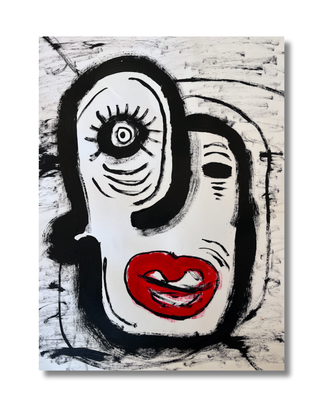 Don’t forget your sass. 42 x 30cm. Premium White Paper.