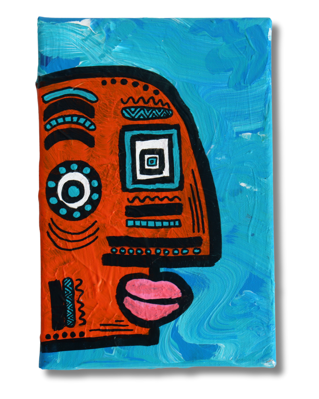 Disco Funk Pls. 16 x 24cm. Canvas.