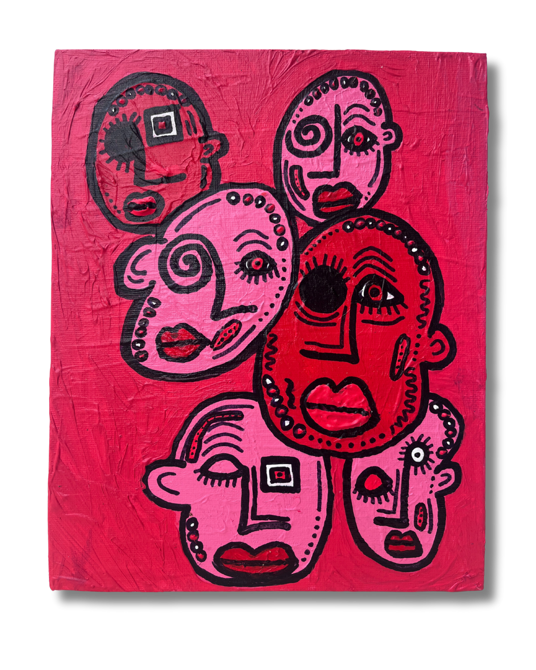 If you say so. 20x25cm. Recycled Paint on Canvas.