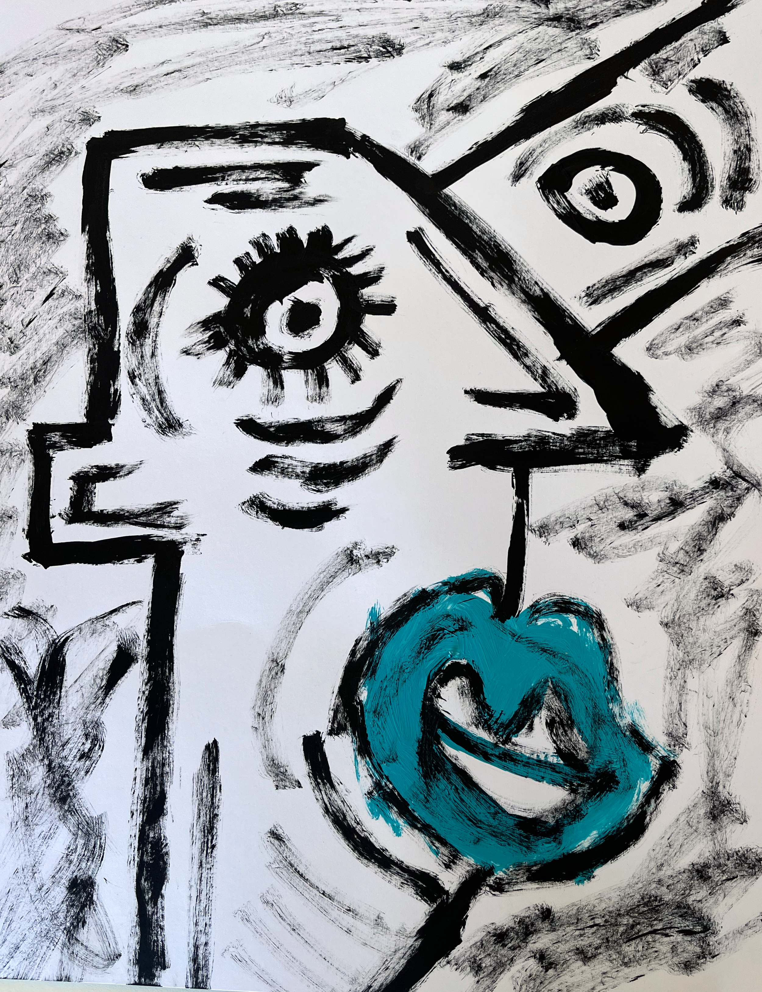 I’ll feel better soon. 42 x 30cm. Premium White Paper