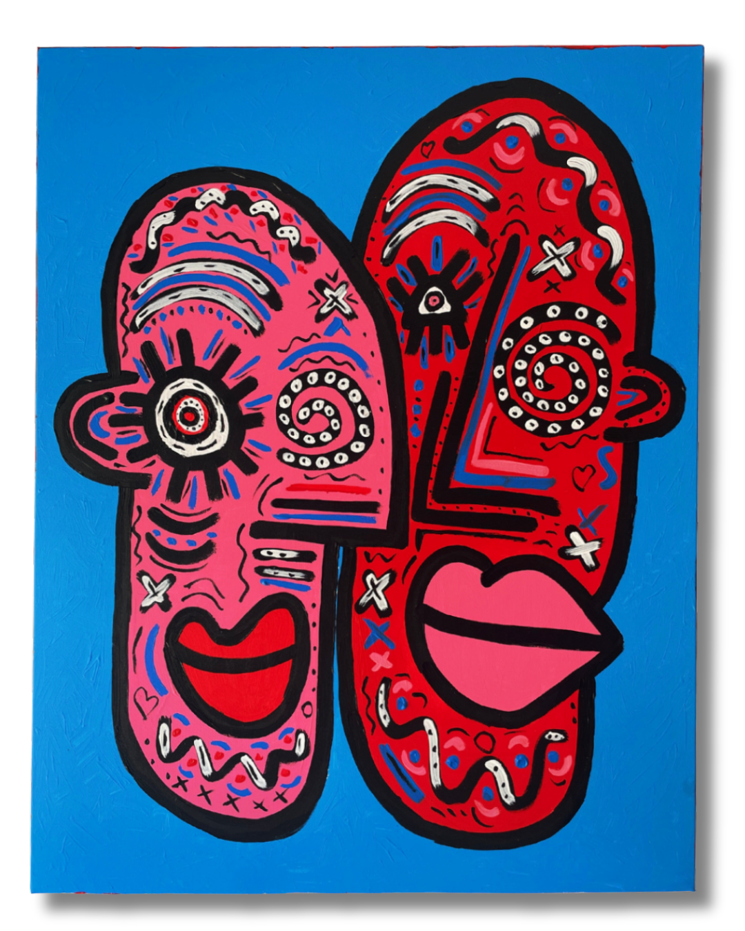 Da One Bruv. Acrylic on Canvas. 100 x 80cm. €920
