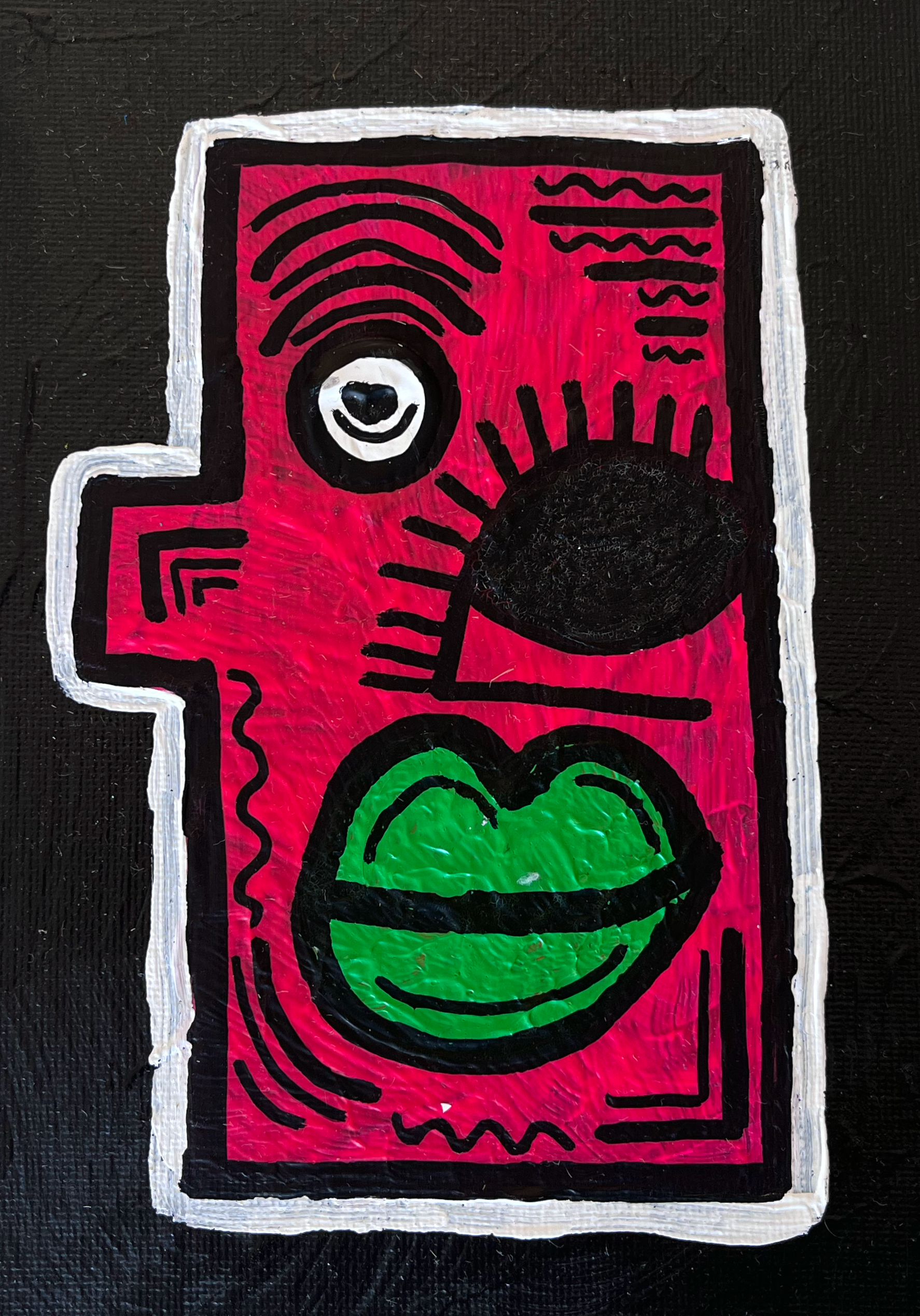 Little Mate 007. 18cm x 13cm. Canvas