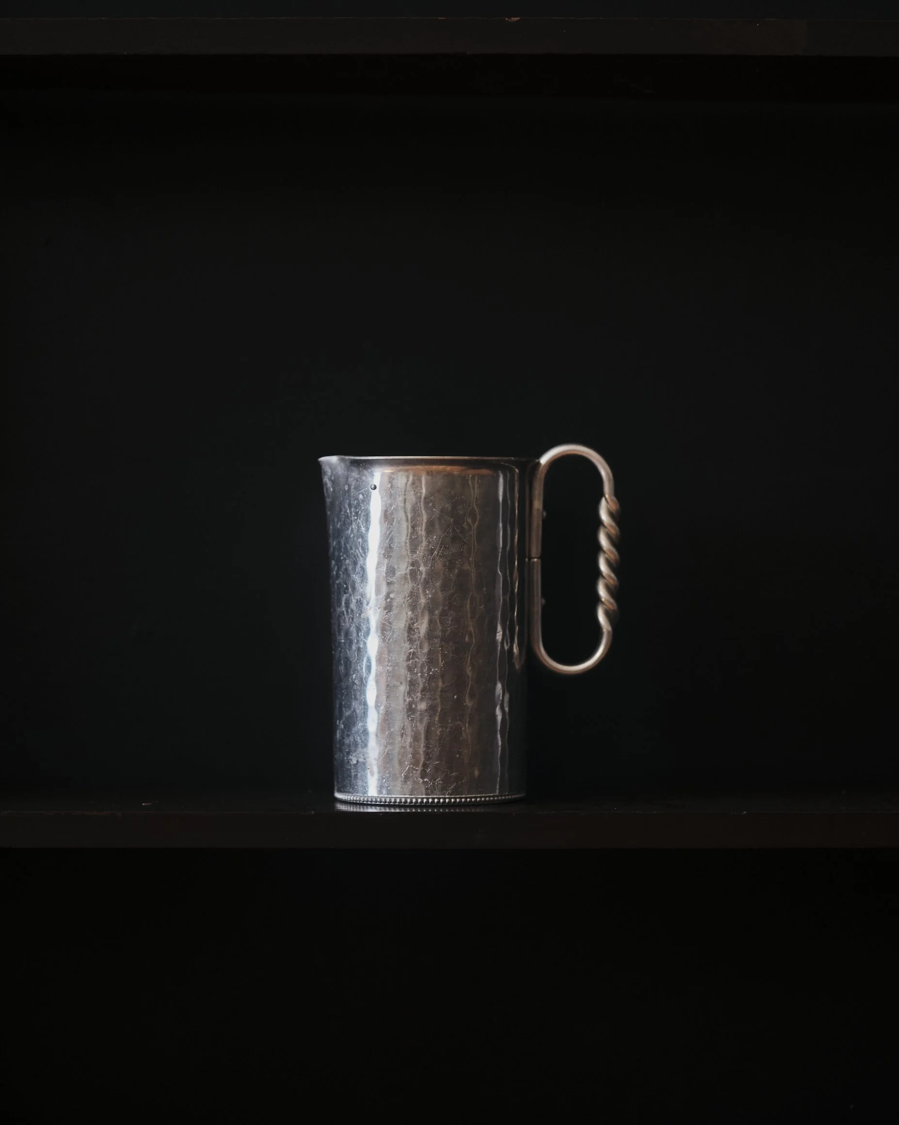 Vintage Steel Water Pitcher