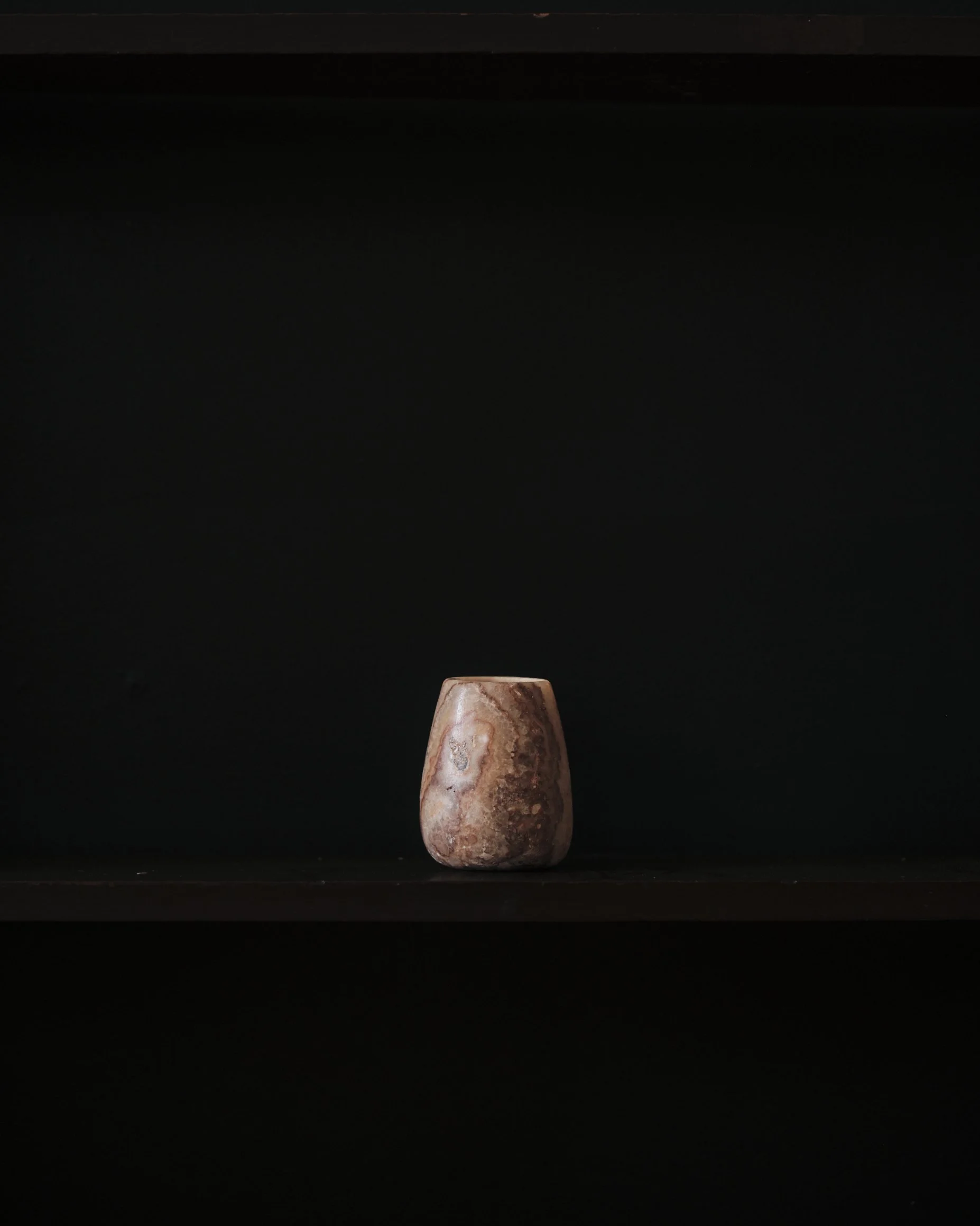 Small Cone Alabster Vase