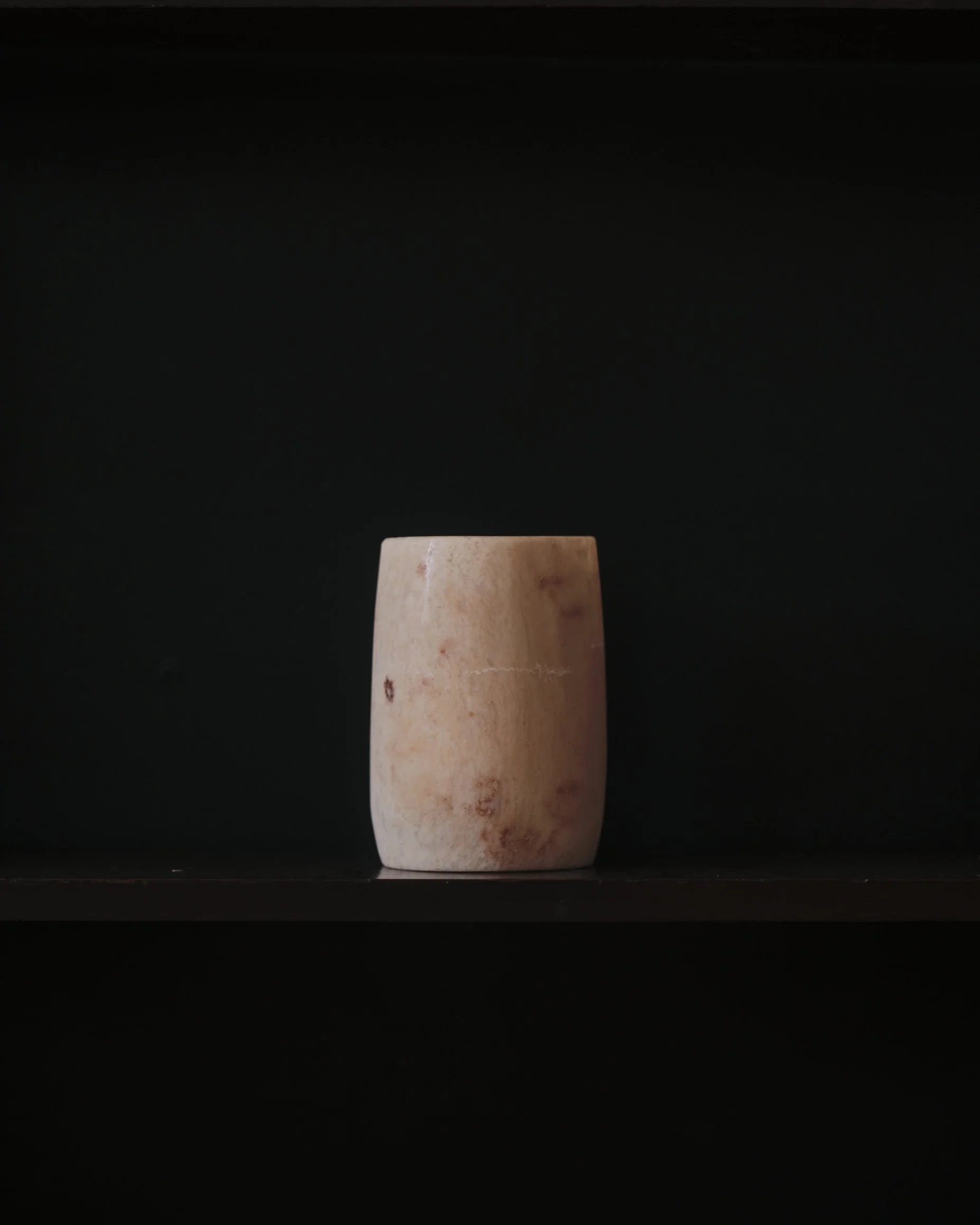 Large Cylinder Alabasrer Vase