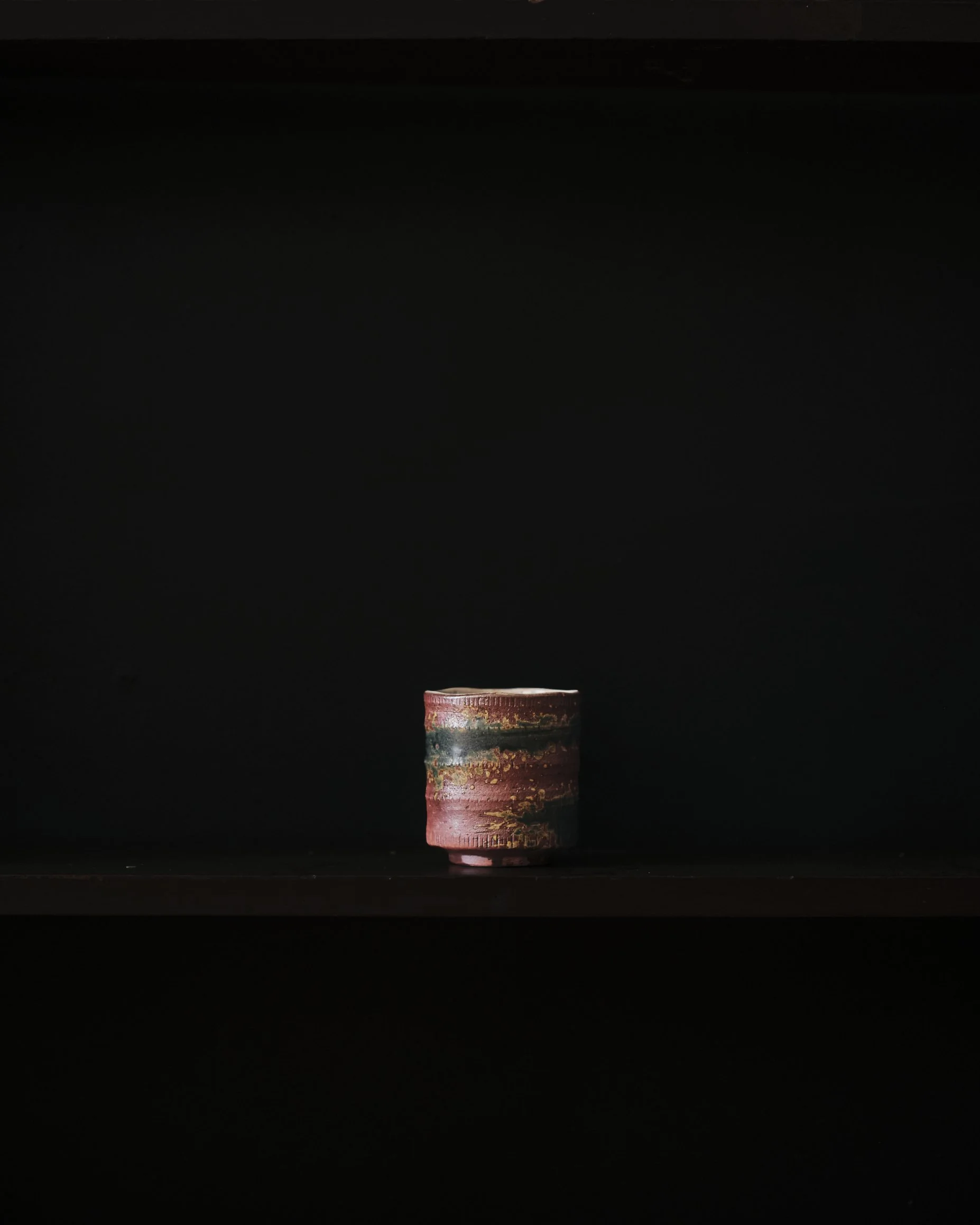 Red Yaki Cup by Inoue Tea